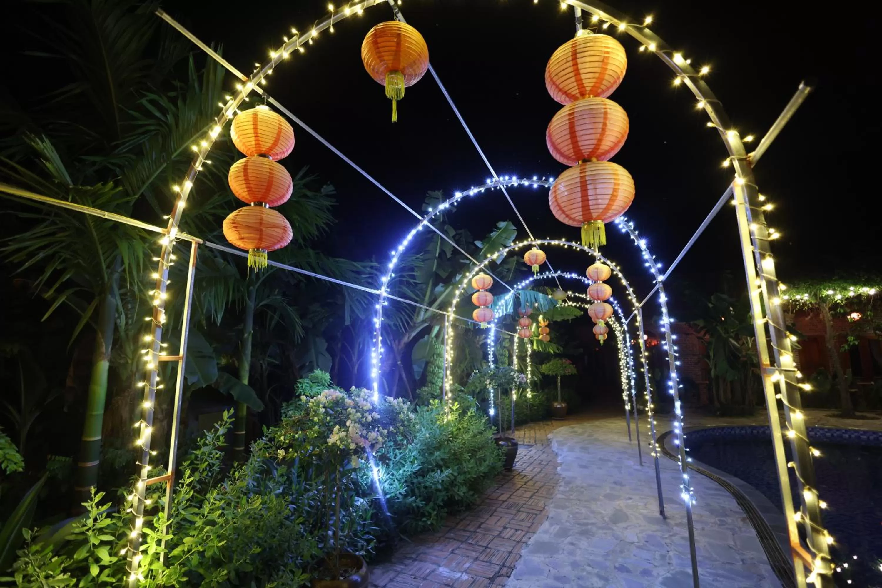 Night in Phạm Gia Homestay Ecogarden