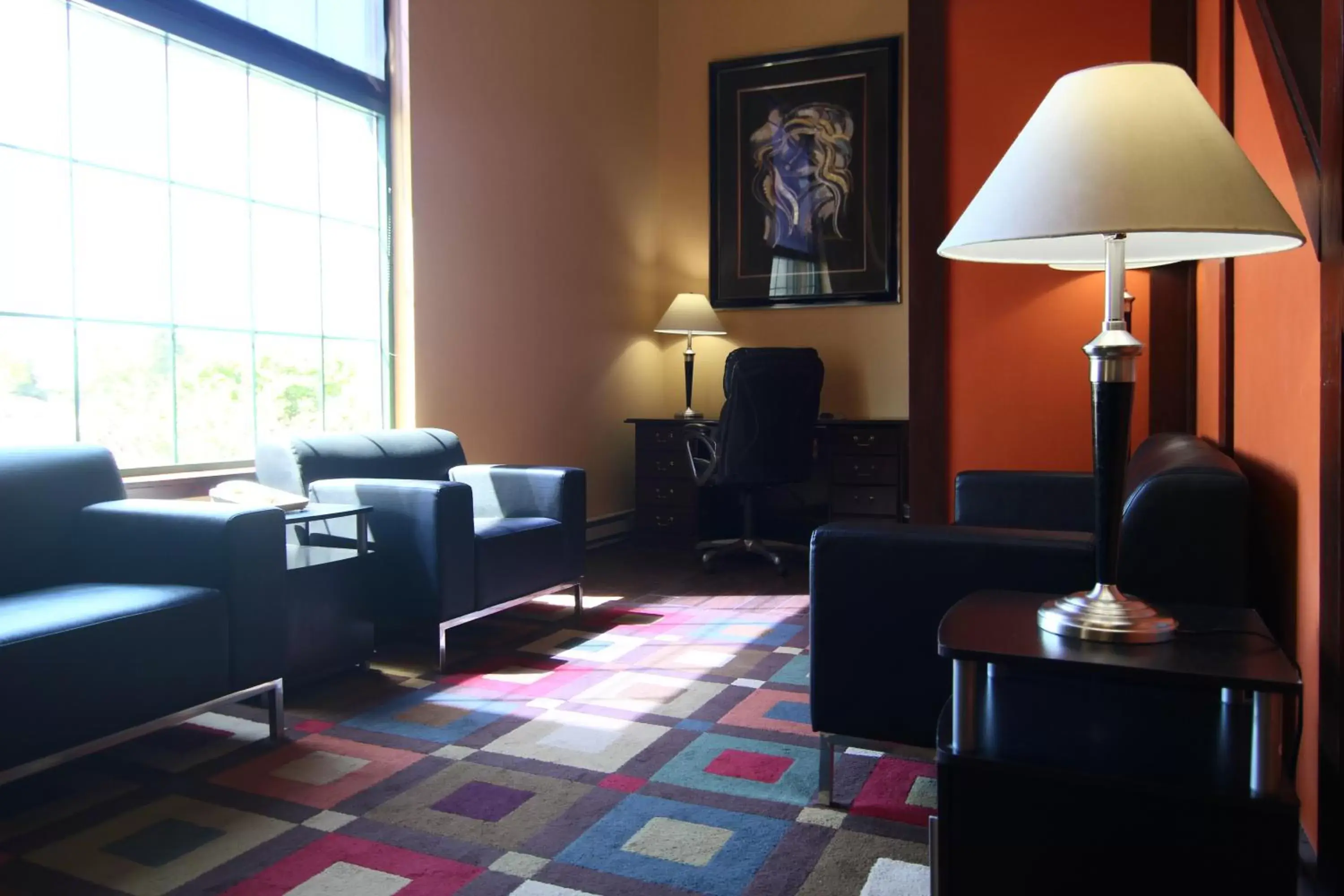 Lobby or reception, Seating Area in Super 8 by Wyndham La Crosse