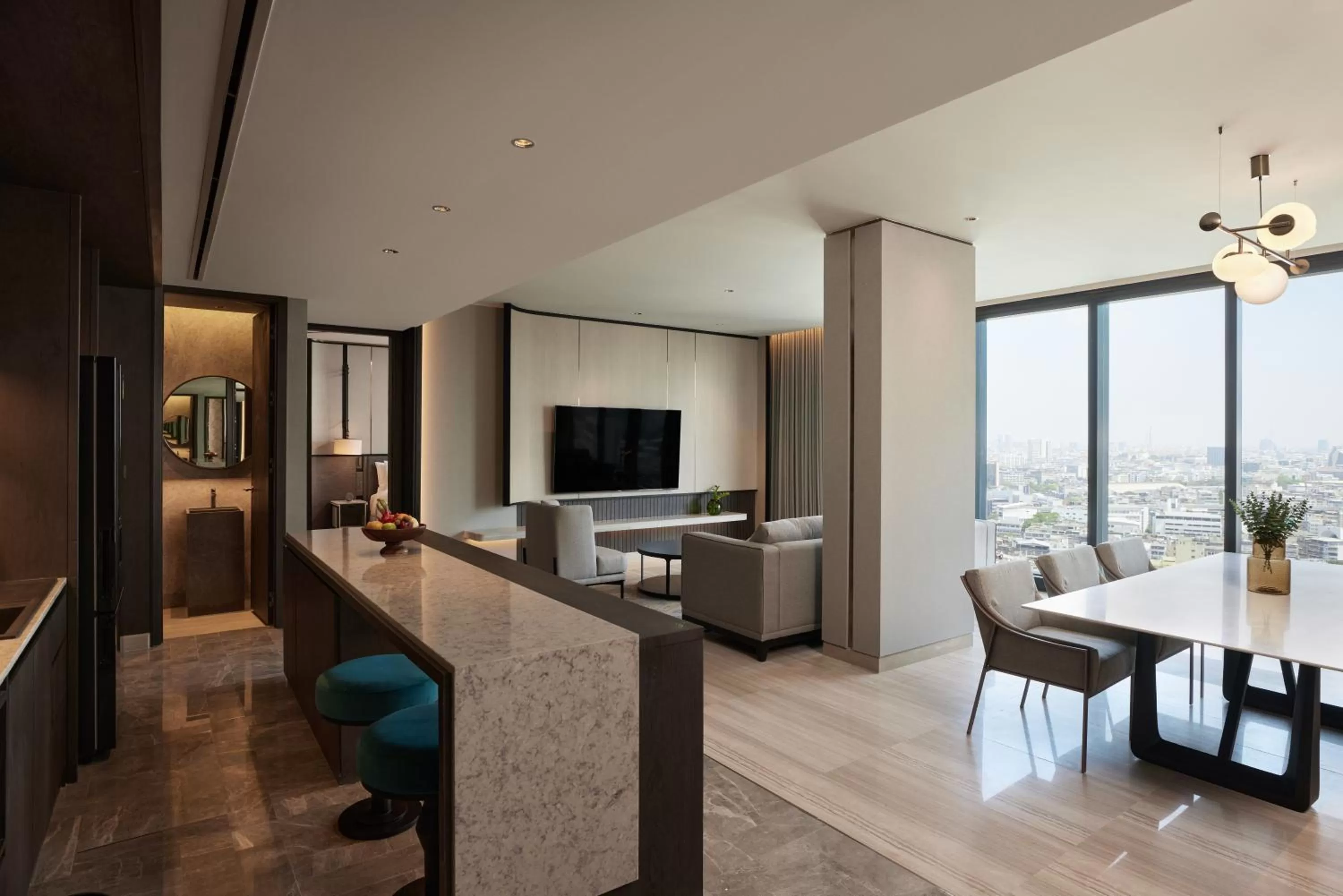 Living room in dusitD2 Samyan Bangkok