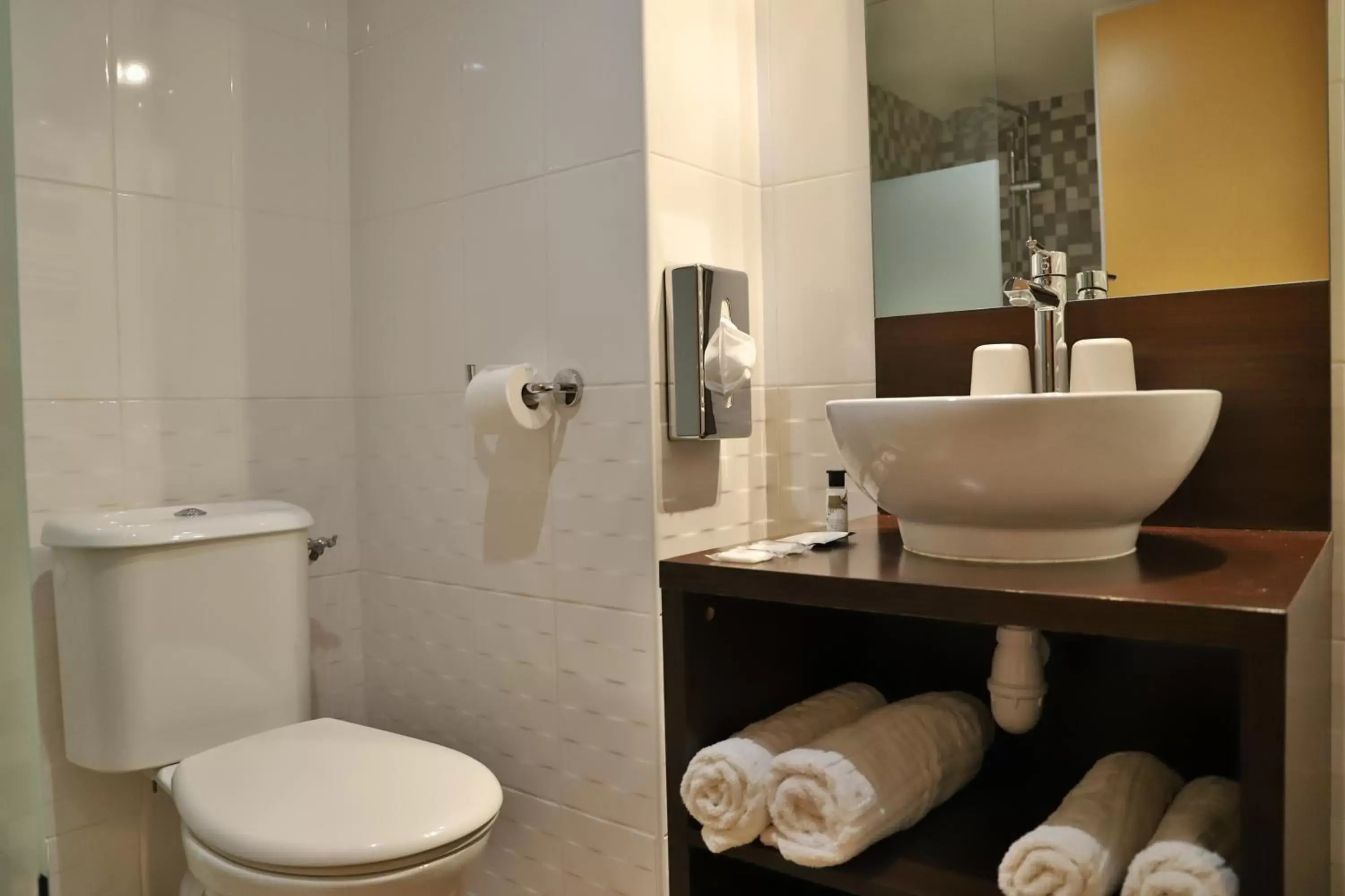 Bathroom in SOWELL HOTELS Mont Blanc et SPA Bathroom in SOWELL HOTELS Mont Blanc et SPA