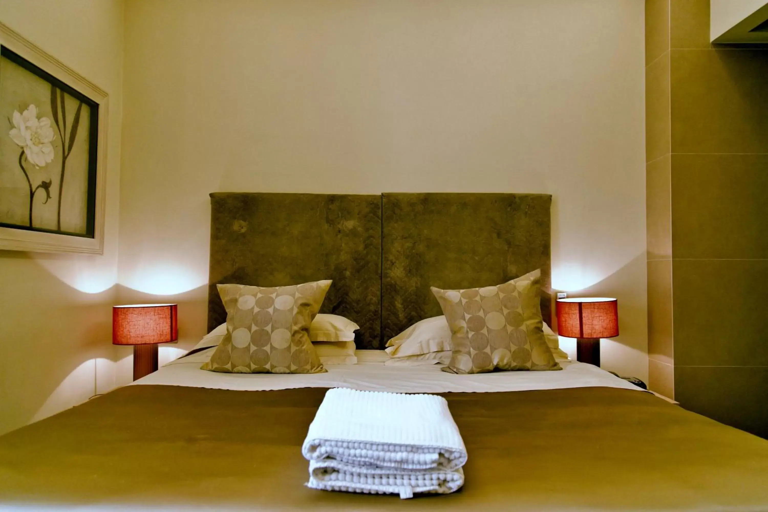 Bed in Hotel Valeri