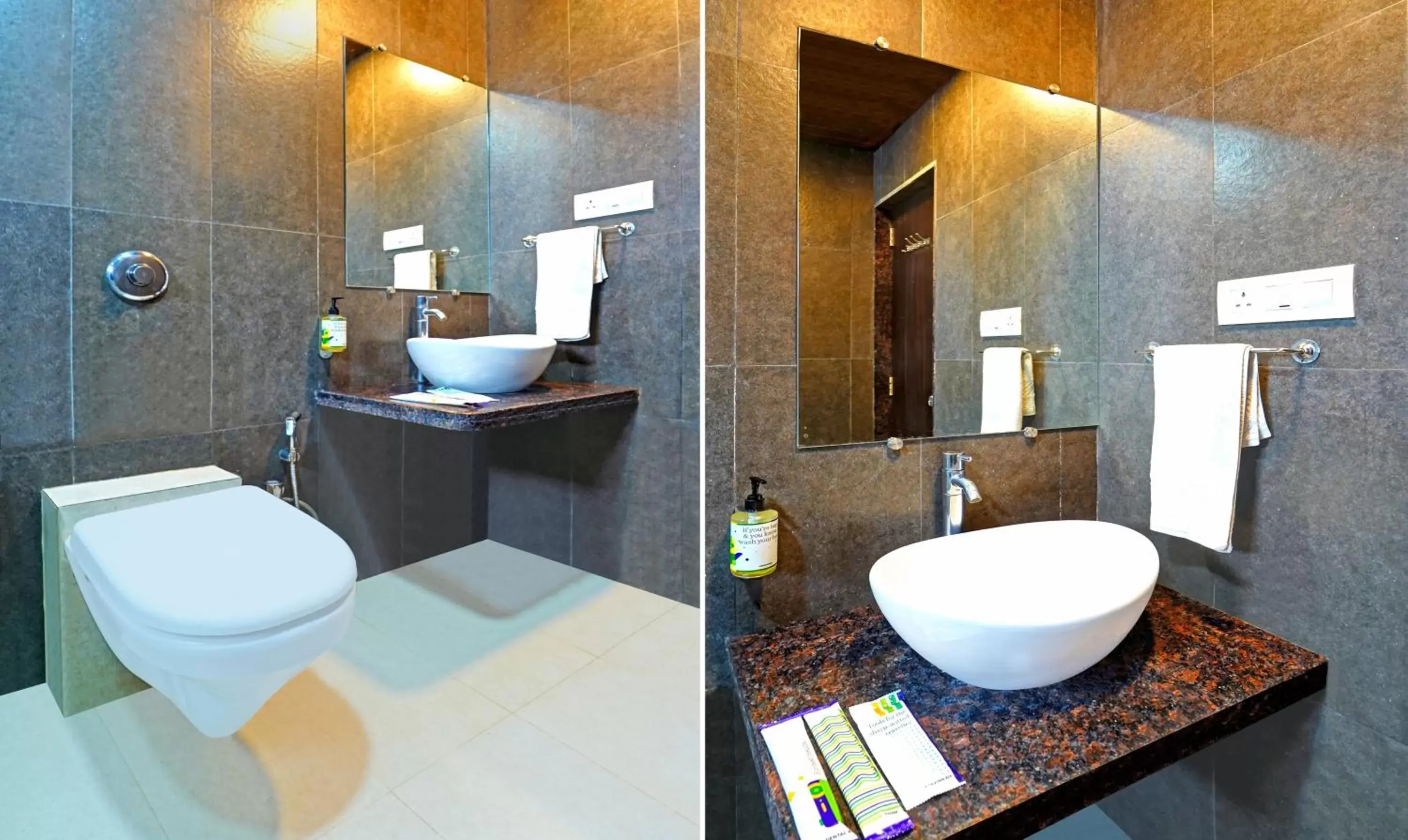 Bathroom in Treebo Vhyomaan Resort Bathroom in Treebo Vhyomaan Resort