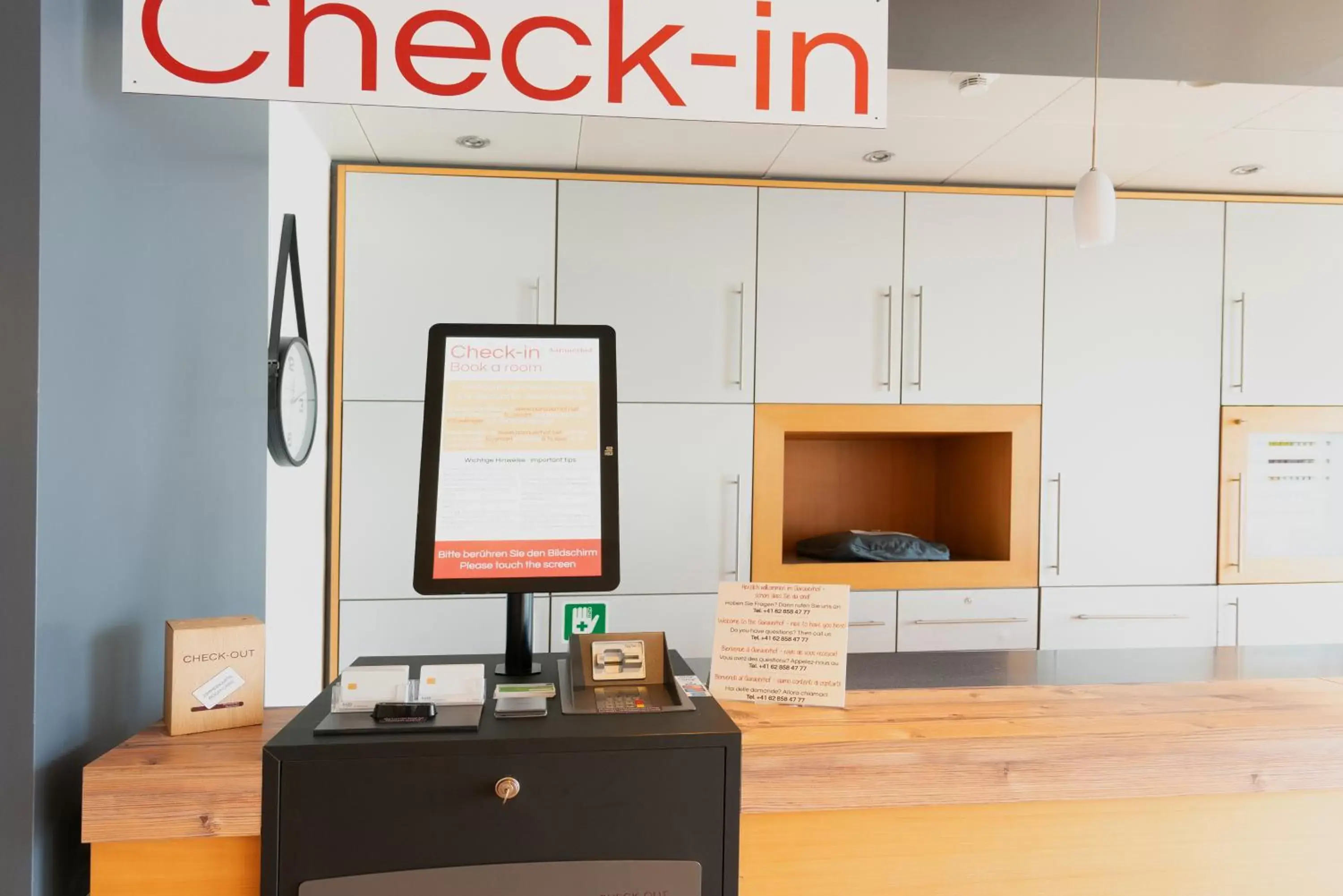 Lobby or reception in Aarauerhof - Self Check-in