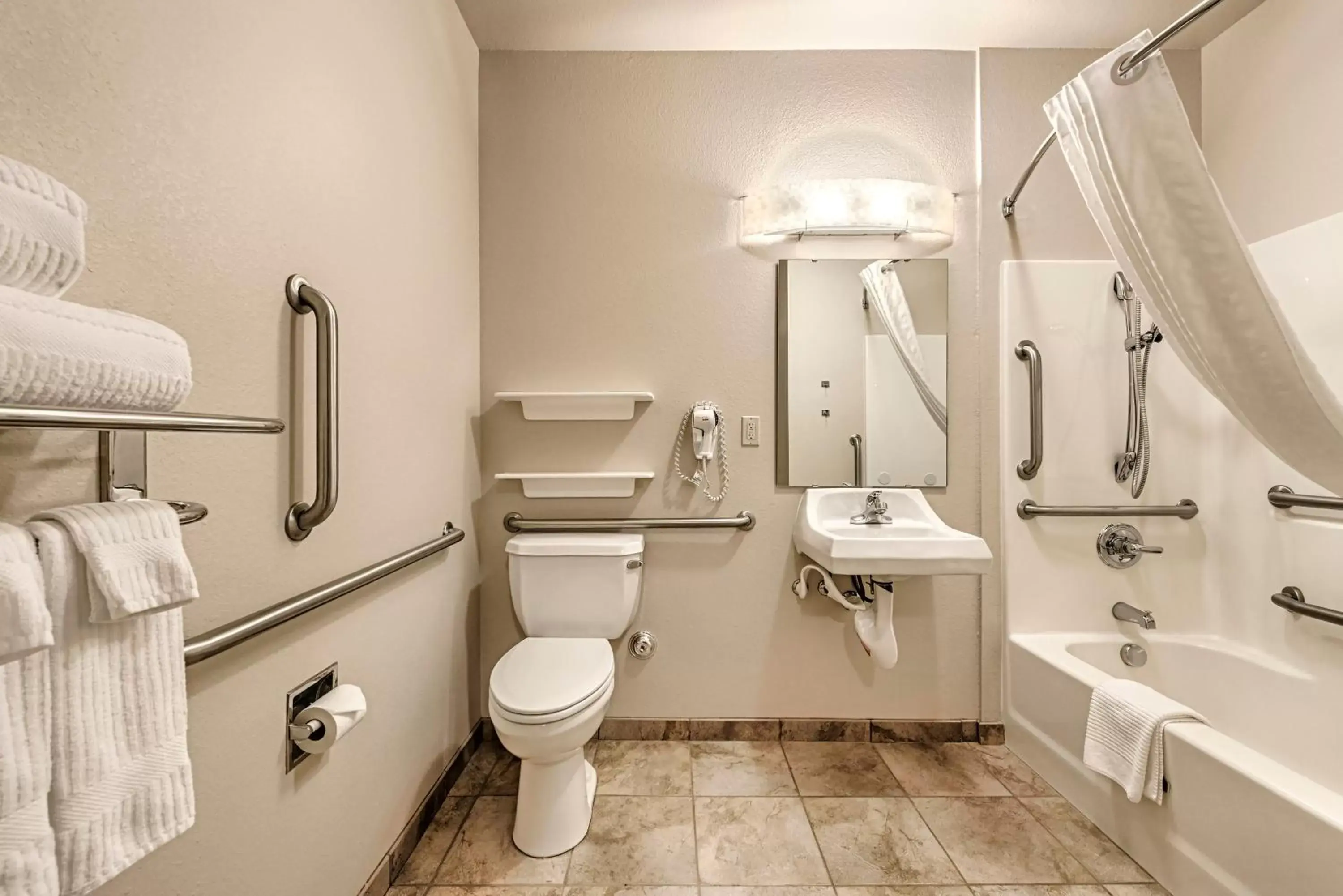 Bathroom in Candlewood Suites Oak Harbor, an IHG Hotel