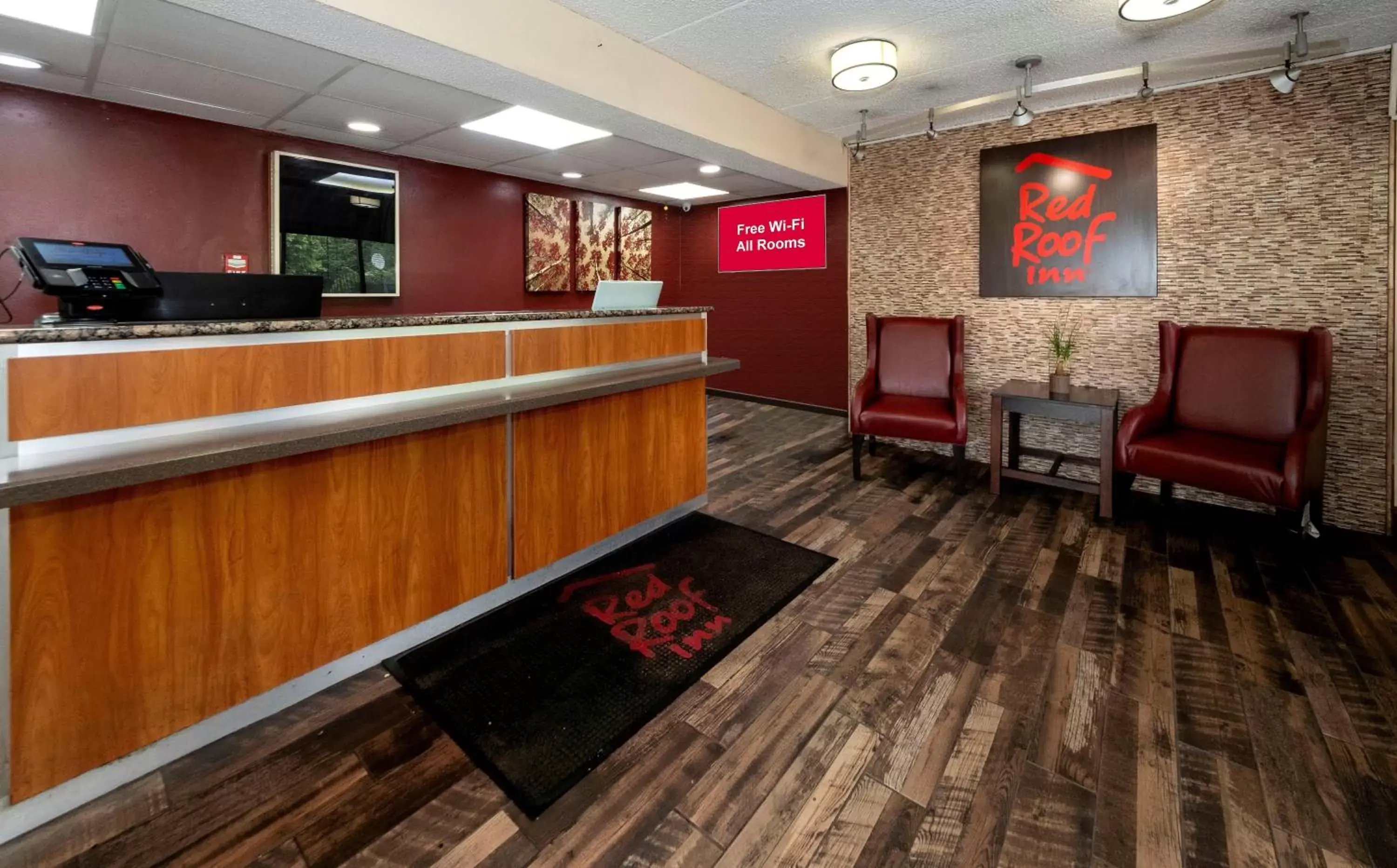 Lobby or reception, Lobby/Reception in Red Roof Inn Chicago - Lansing