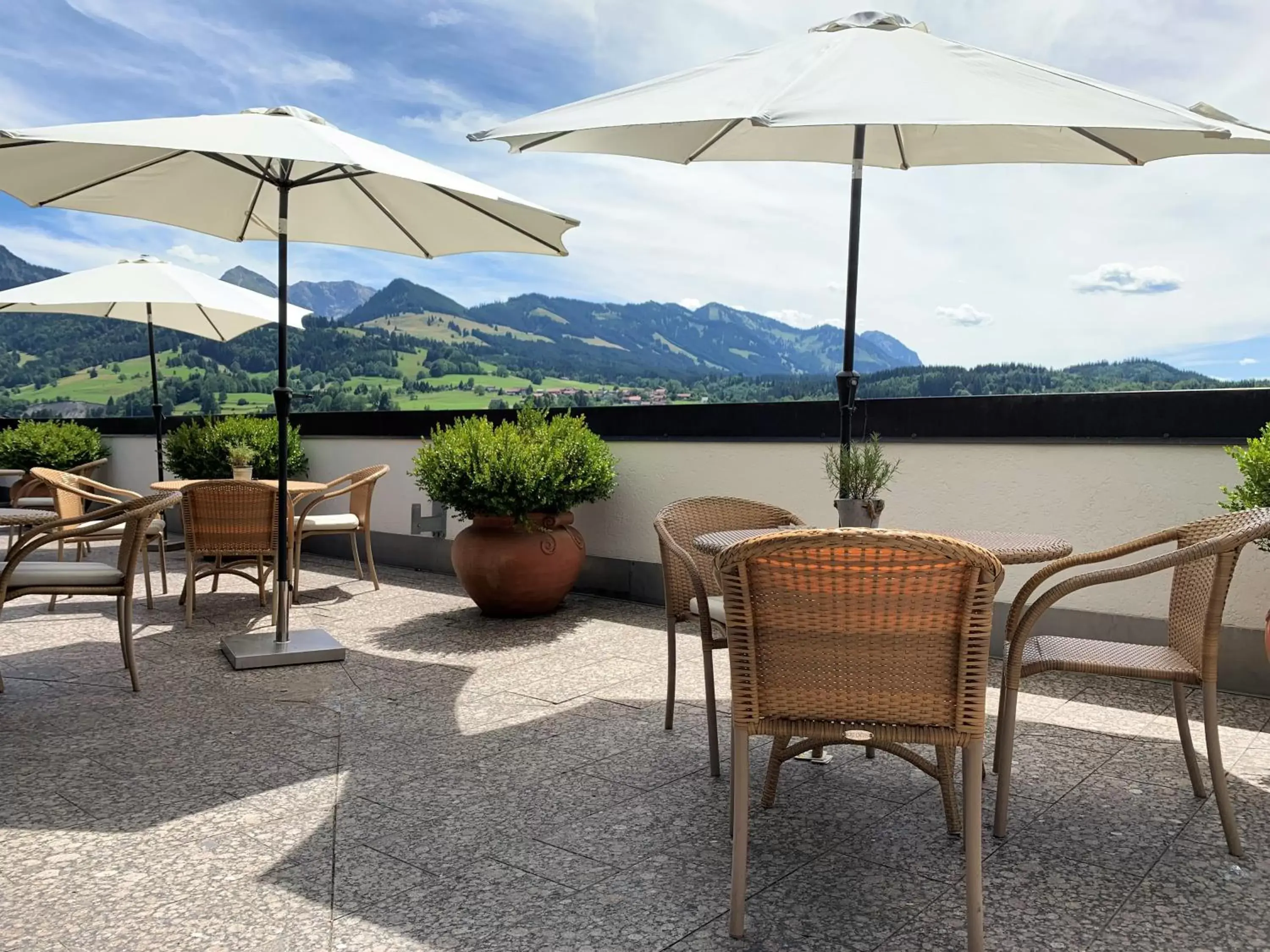 Balcony/Terrace in AllgäuStern Hotel