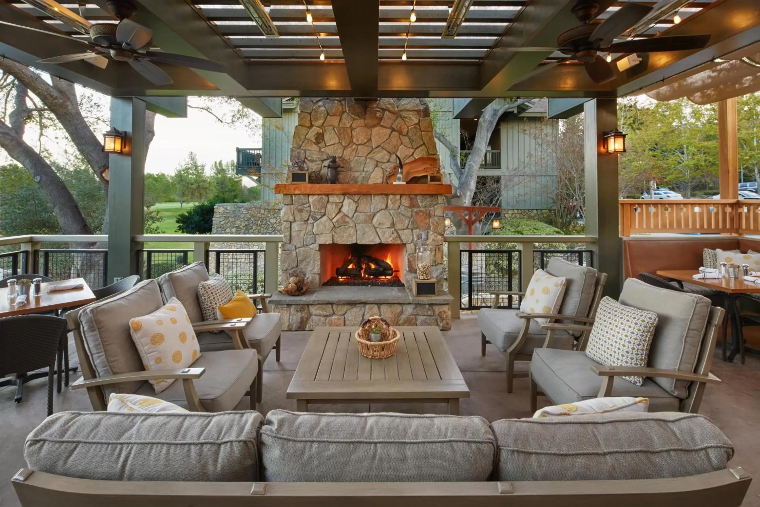 Patio, Seating Area in Temecula Creek Inn