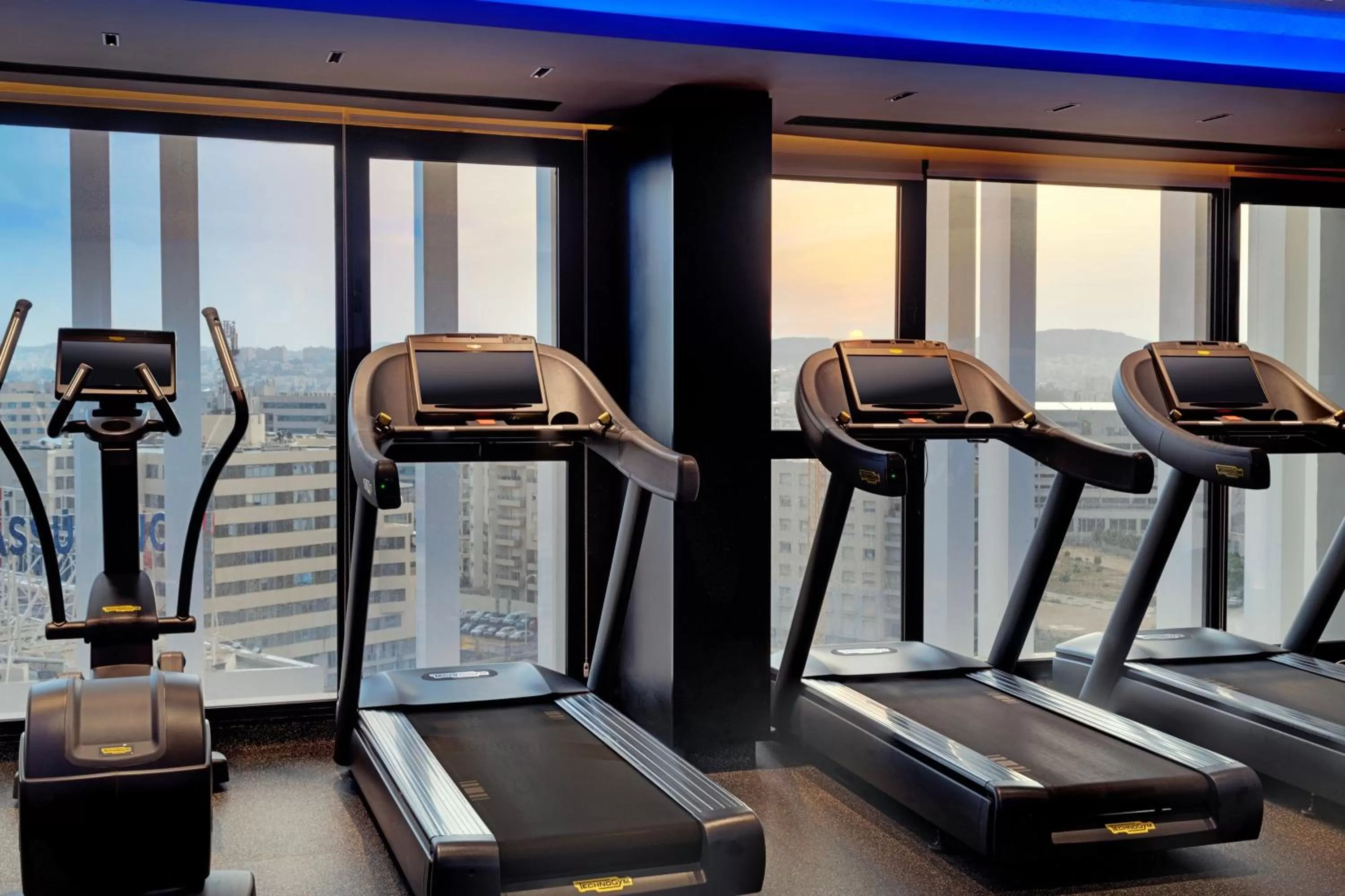 Fitness centre/facilities in Tunis Marriott Hotel