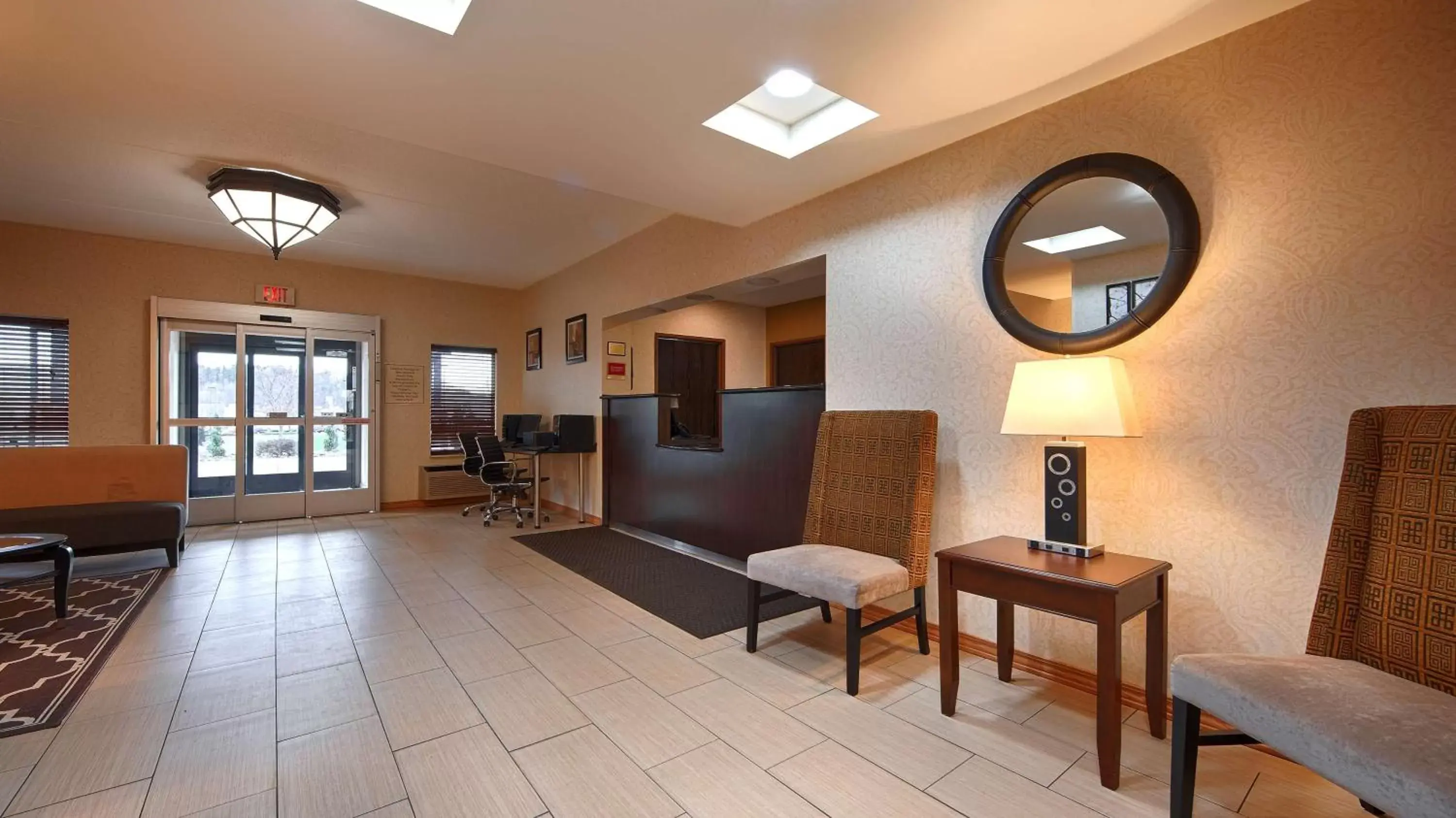 Lobby or reception in Days Inn by Wyndham Indiana Benjamin Franklin Highway Lobby or reception in Days Inn by Wyndham Indiana Benjamin Franklin Highway