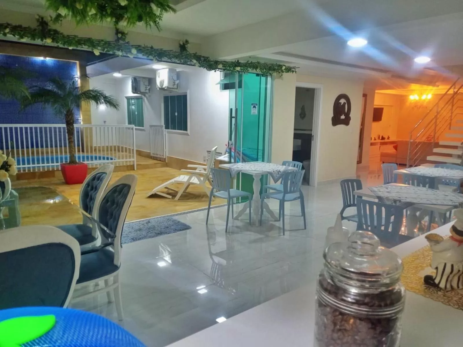 Dining area in Pousada Cavalero