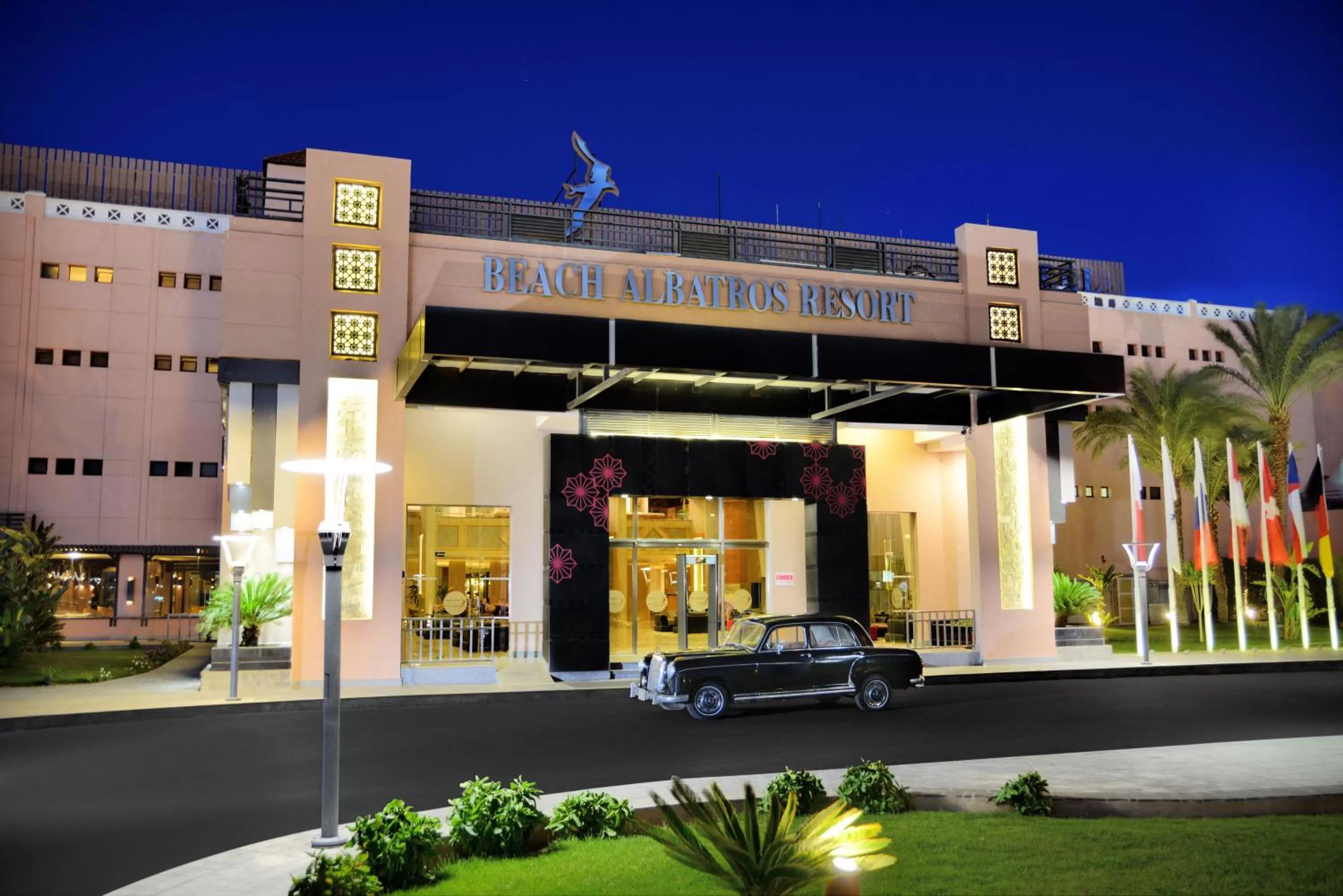 Facade/entrance in Beach Albatros Aqua Park - Hurghada