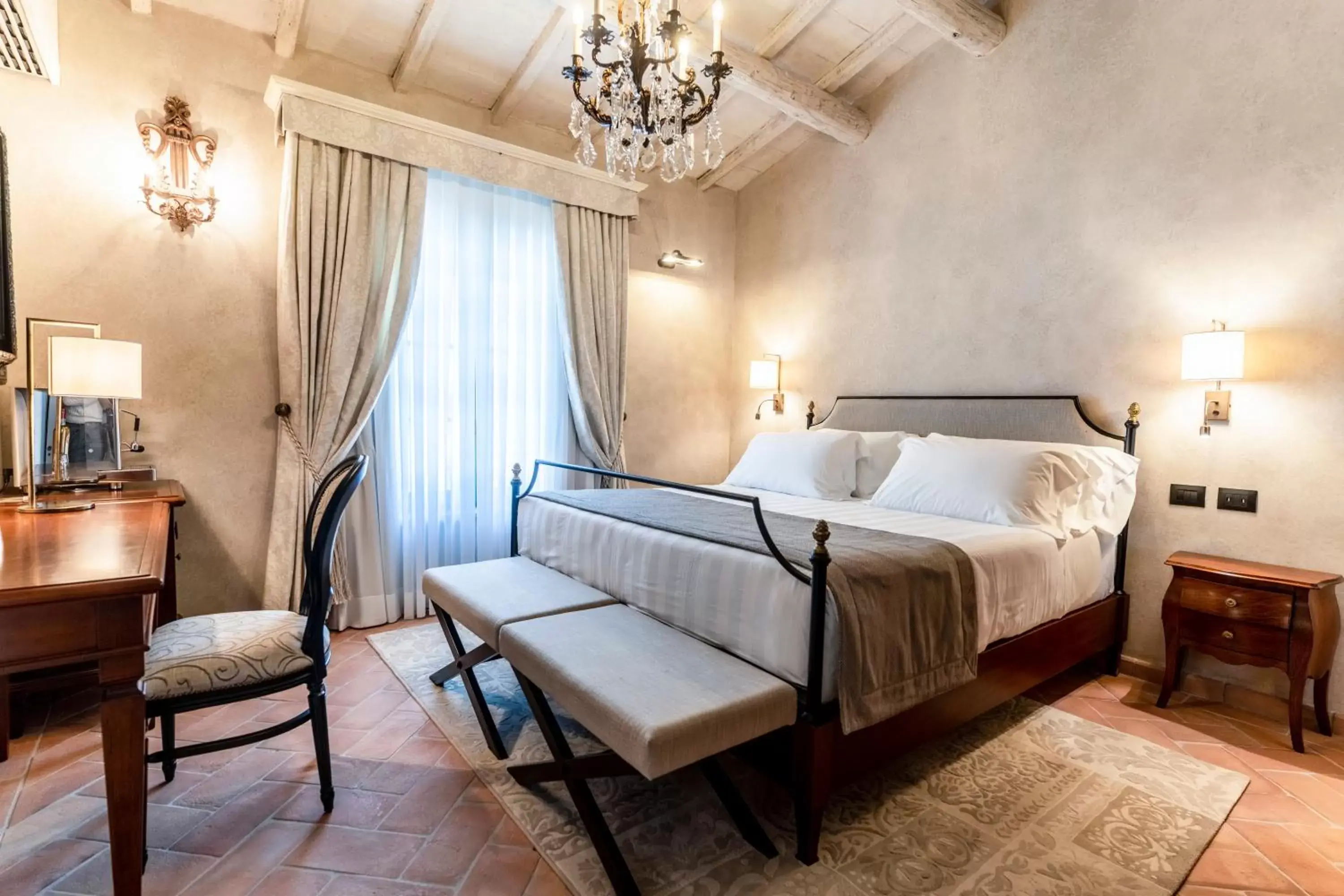 Bed in Villa Petriolo