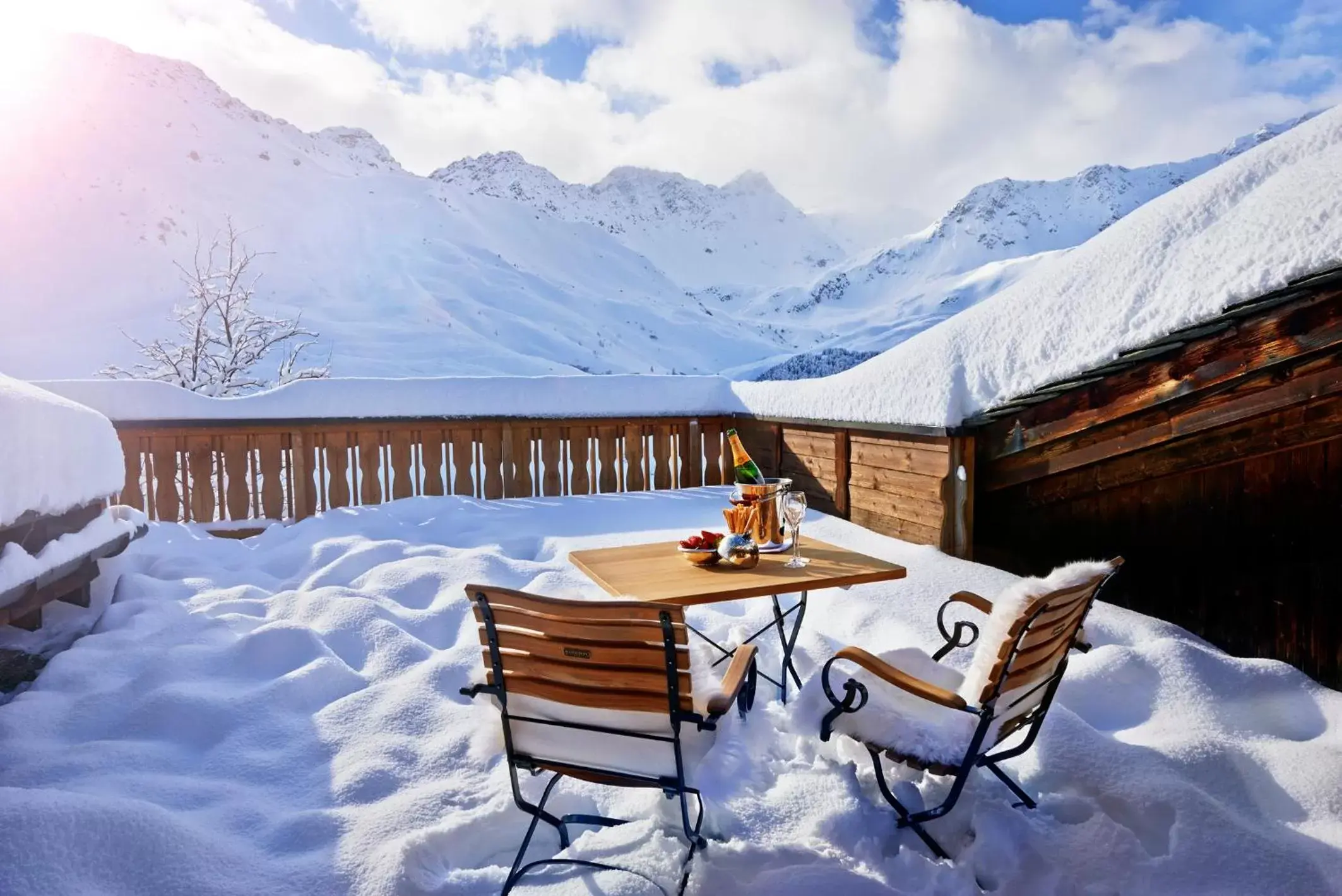 View (from property/room), Winter in Hotel Stoffel - adults only