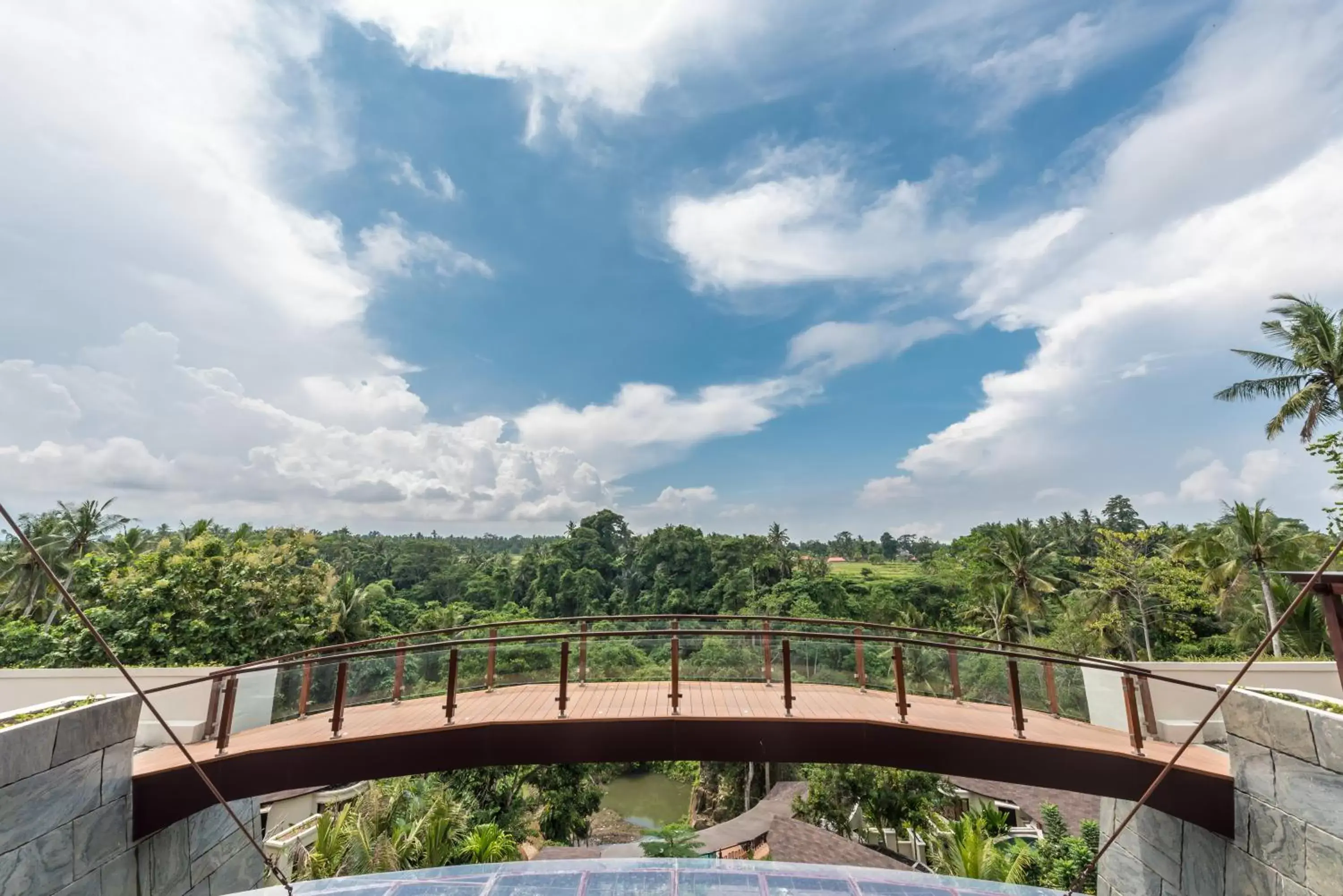 Garden view in tanadewa Resort Ubud Bali by Cross Collection Garden view in tanadewa Resort Ubud Bali by Cross Collection