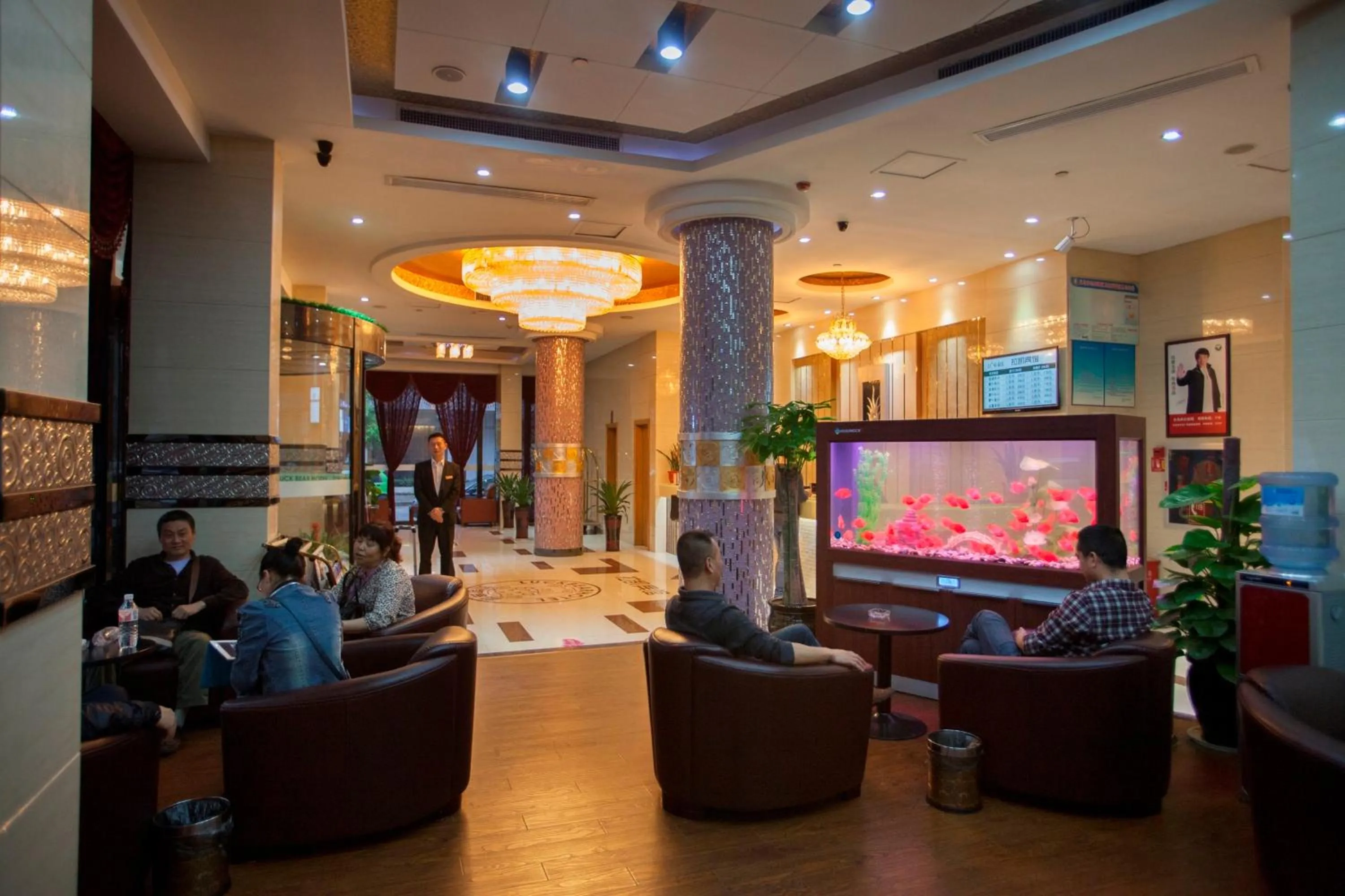 Lobby or reception in Yiwu Luckbear Hotel