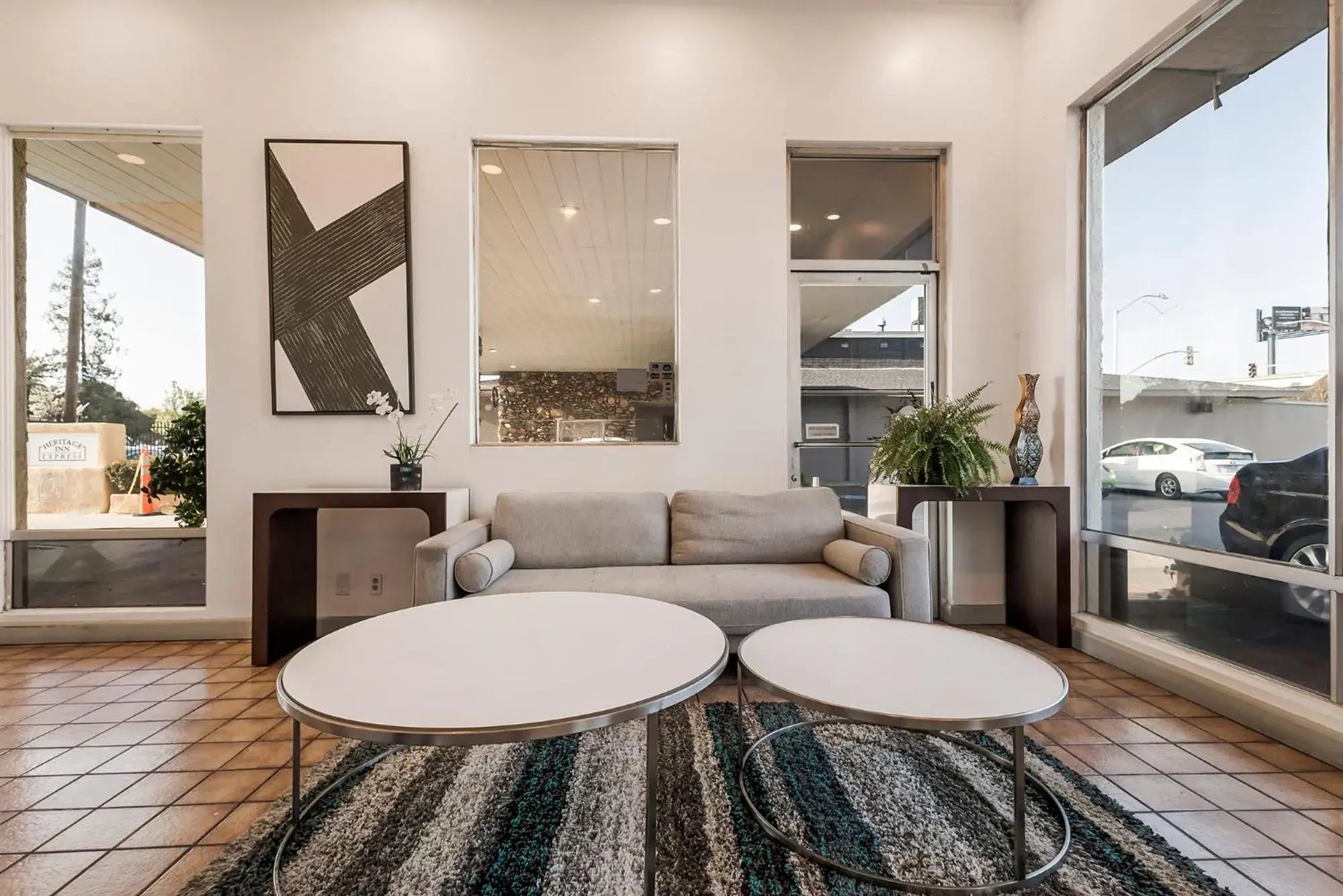 Lobby or reception in Heritage Inn Express Hayward Lobby or reception in Heritage Inn Express Hayward