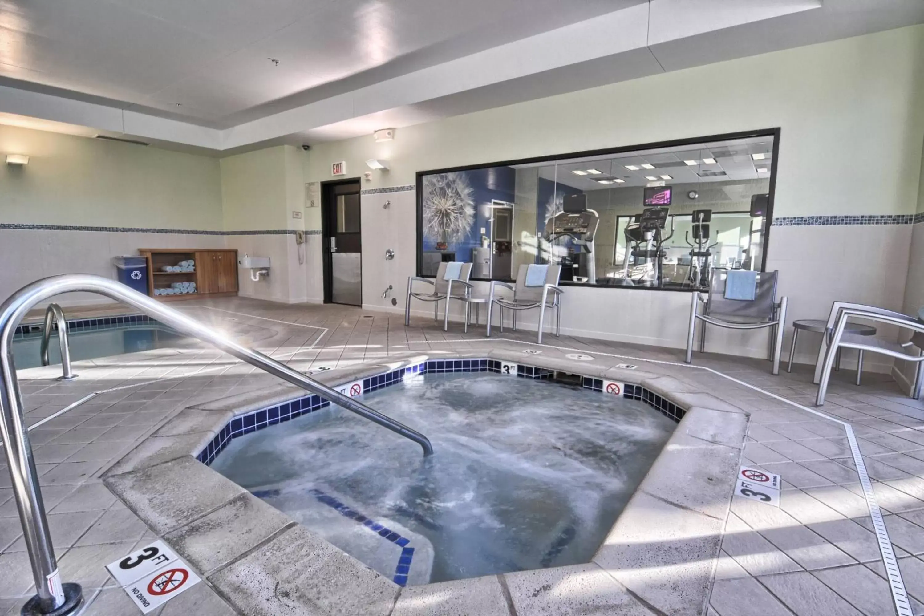 Swimming Pool in SpringHill Suites Detroit Southfield