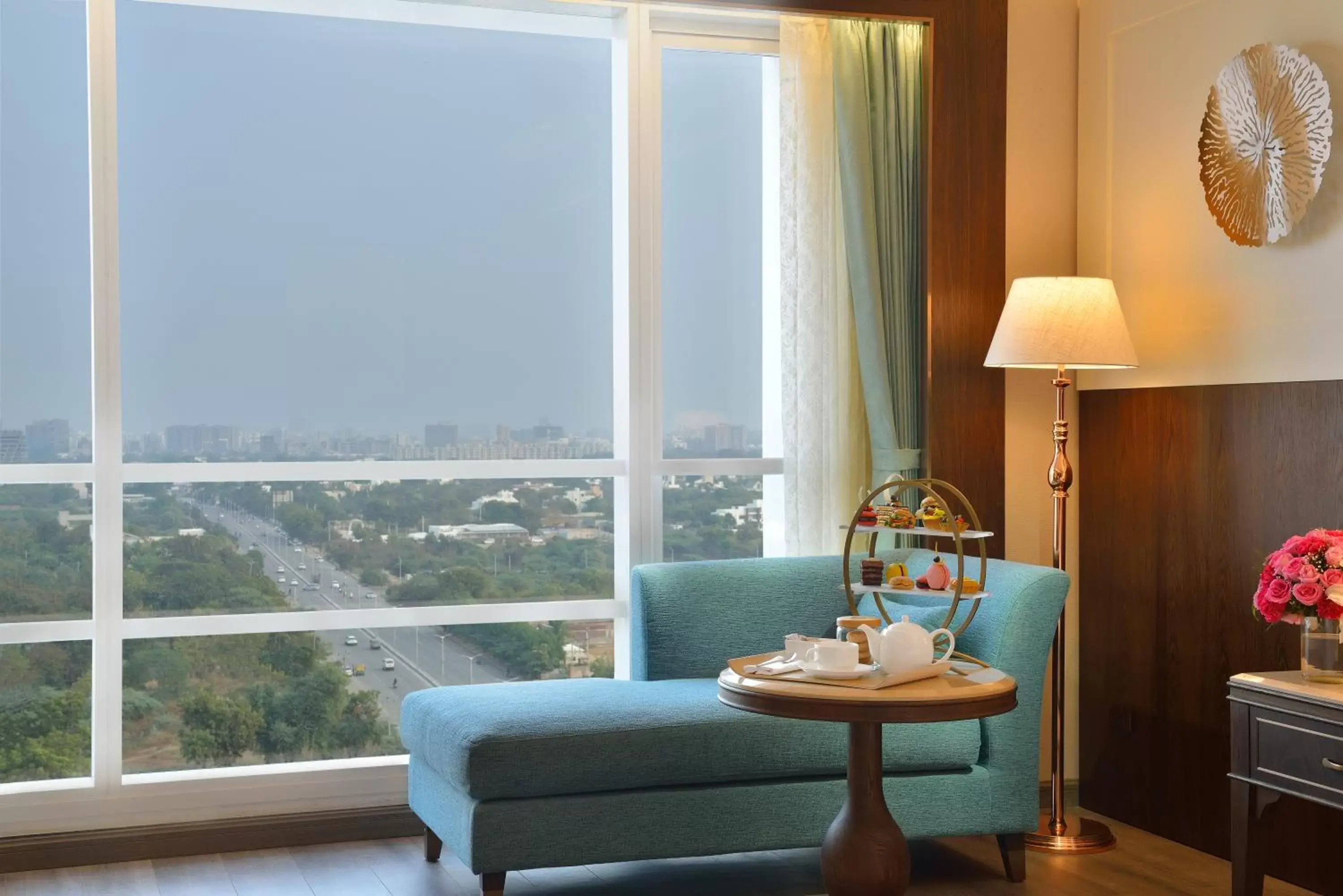 City view, Seating Area in Taj Skyline Ahmedabad