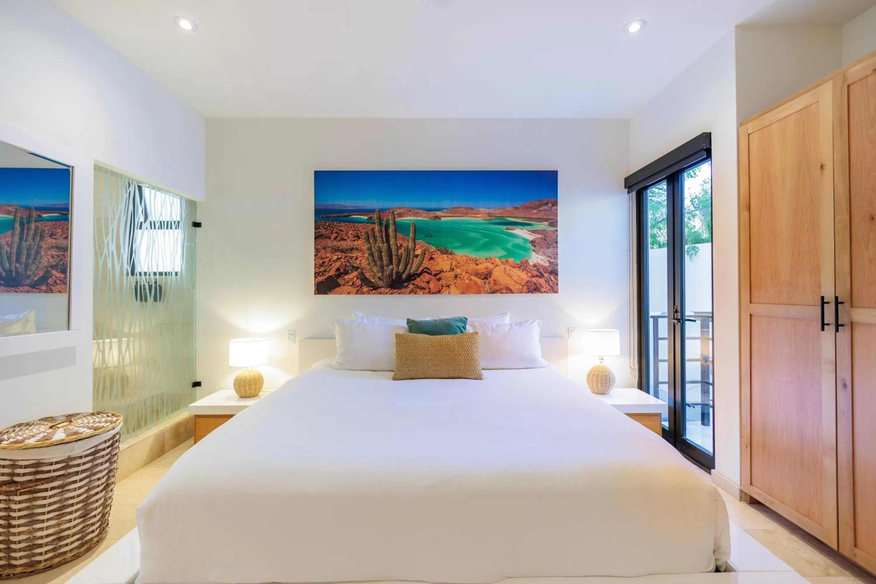 Bed in Cerritos Surf Residences