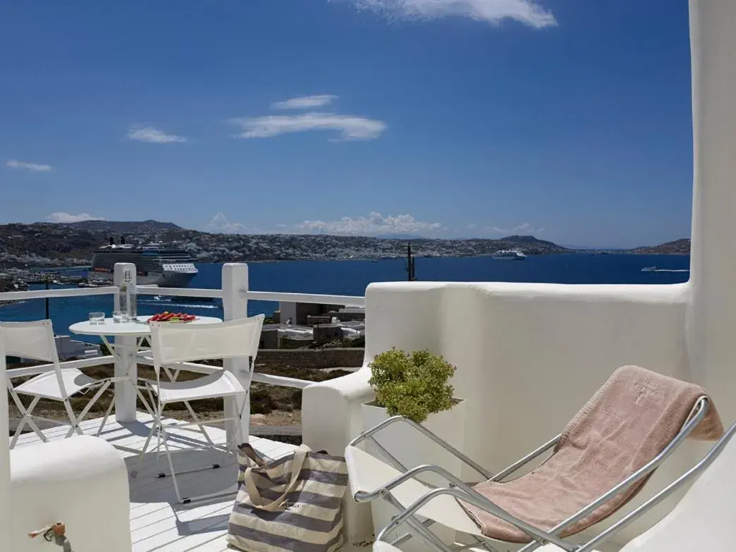 Balcony/Terrace in Rocabella Mykonos Hotel