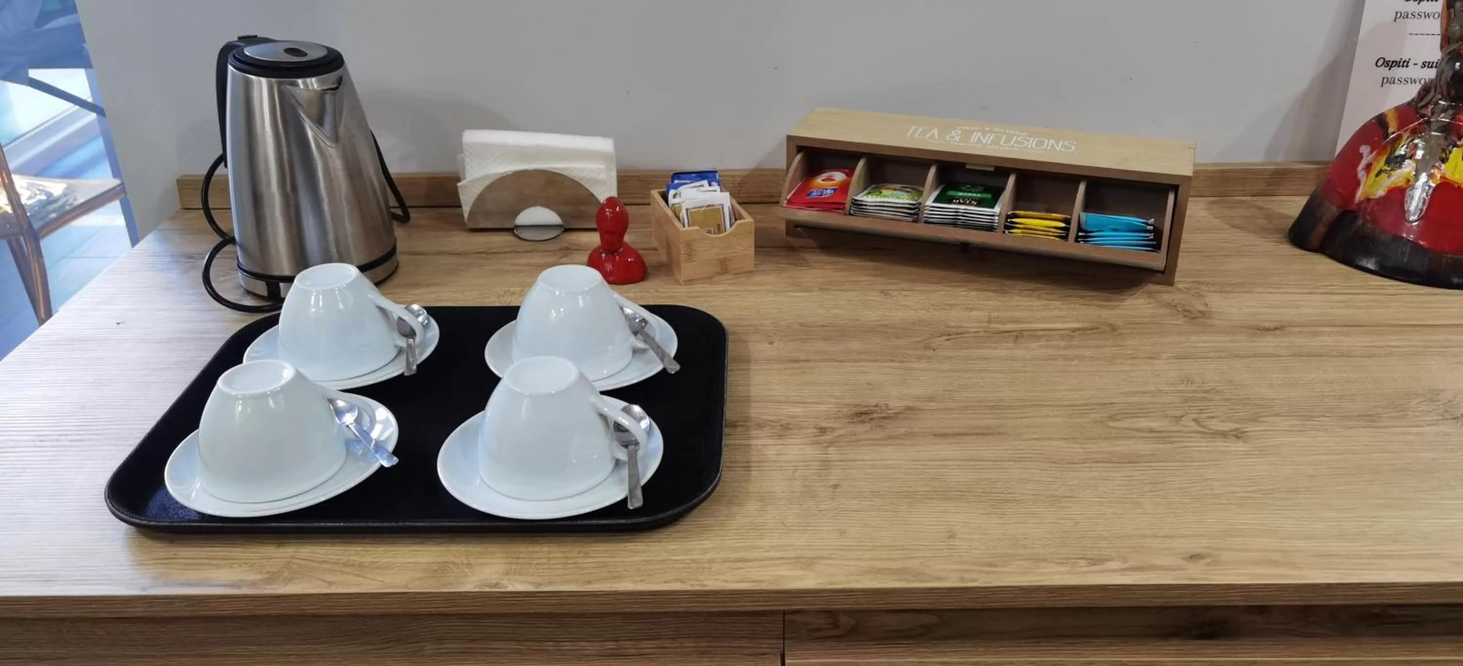 Inner courtyard view in Regina Margherita Suite