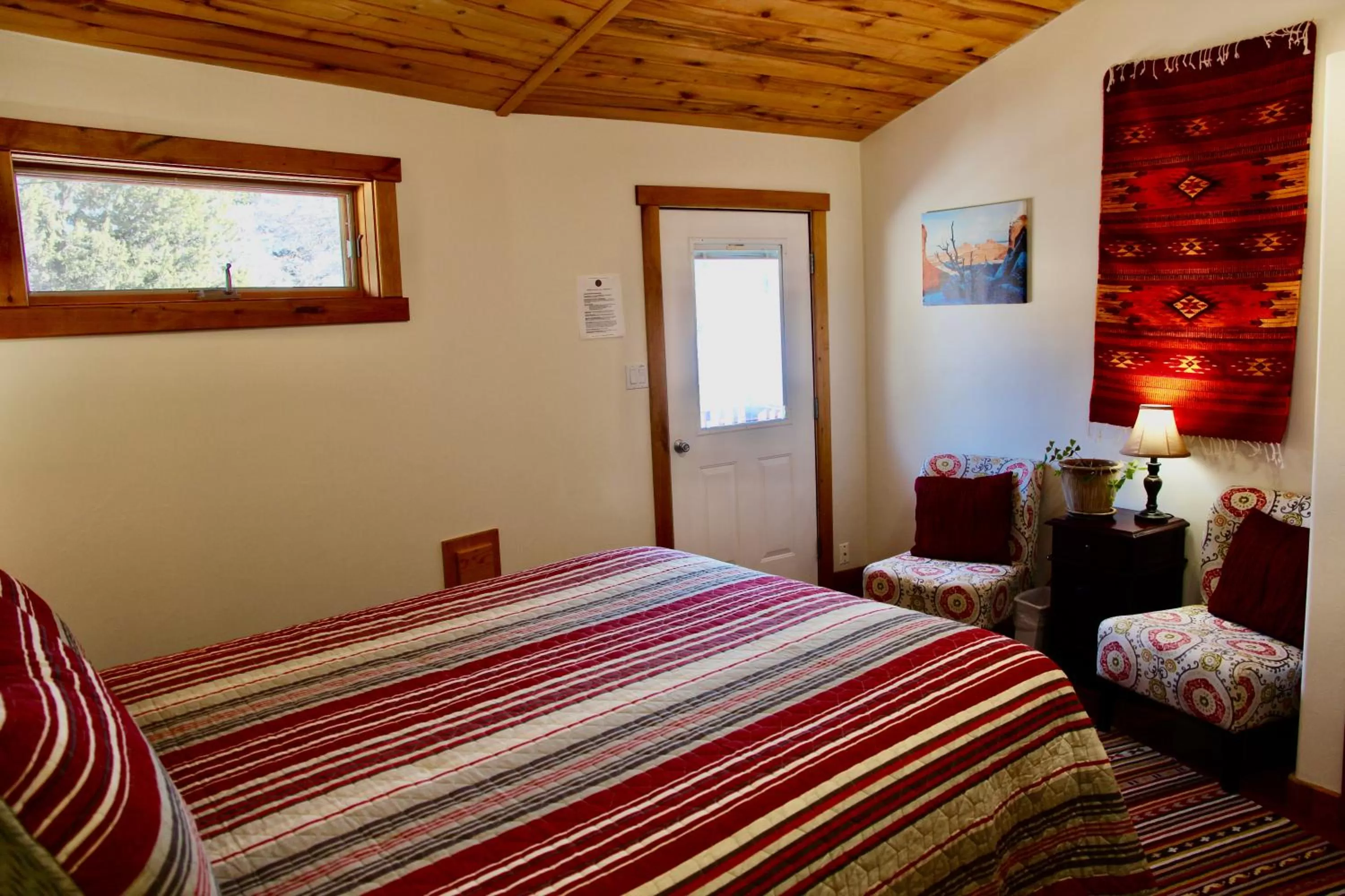 Bed in Red Moon Lodge