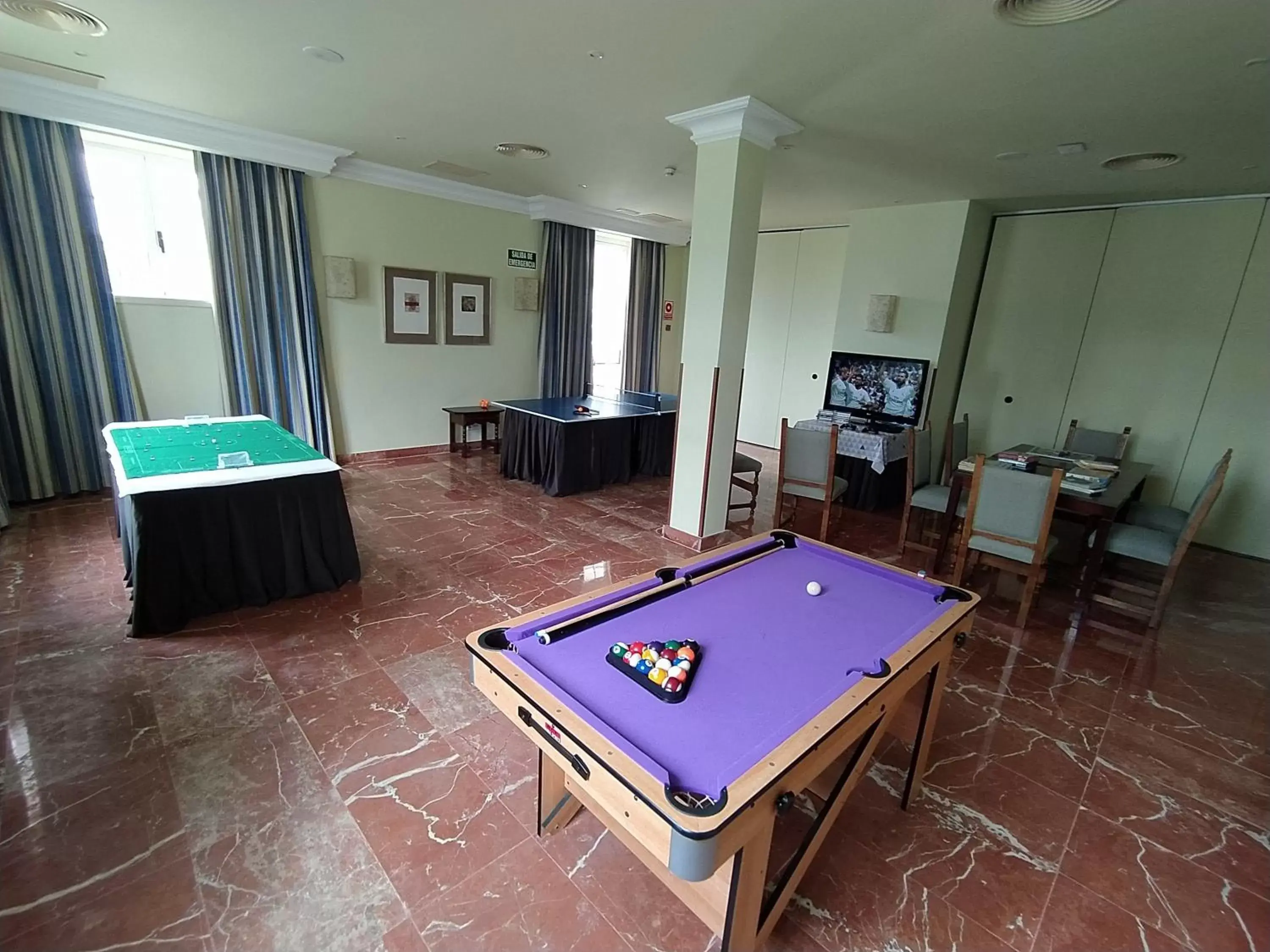 Children play ground, Billiards in Parador de Ferrol