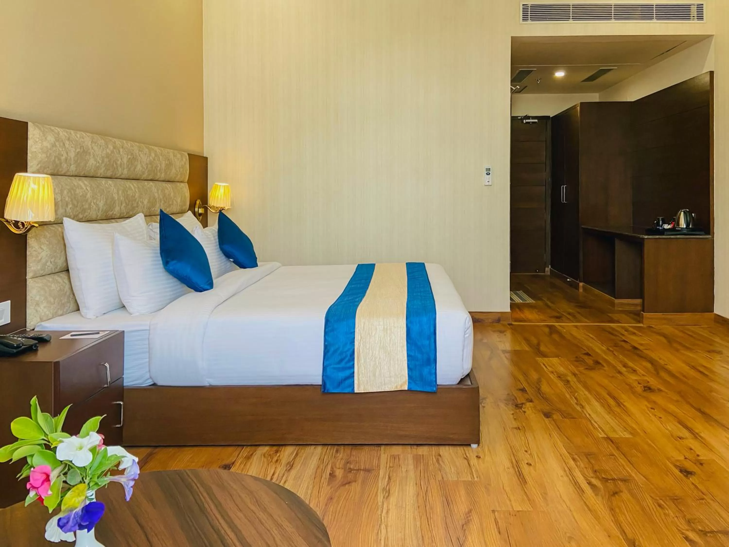 Bedroom, Bed in Sterling Mantra Haridwar