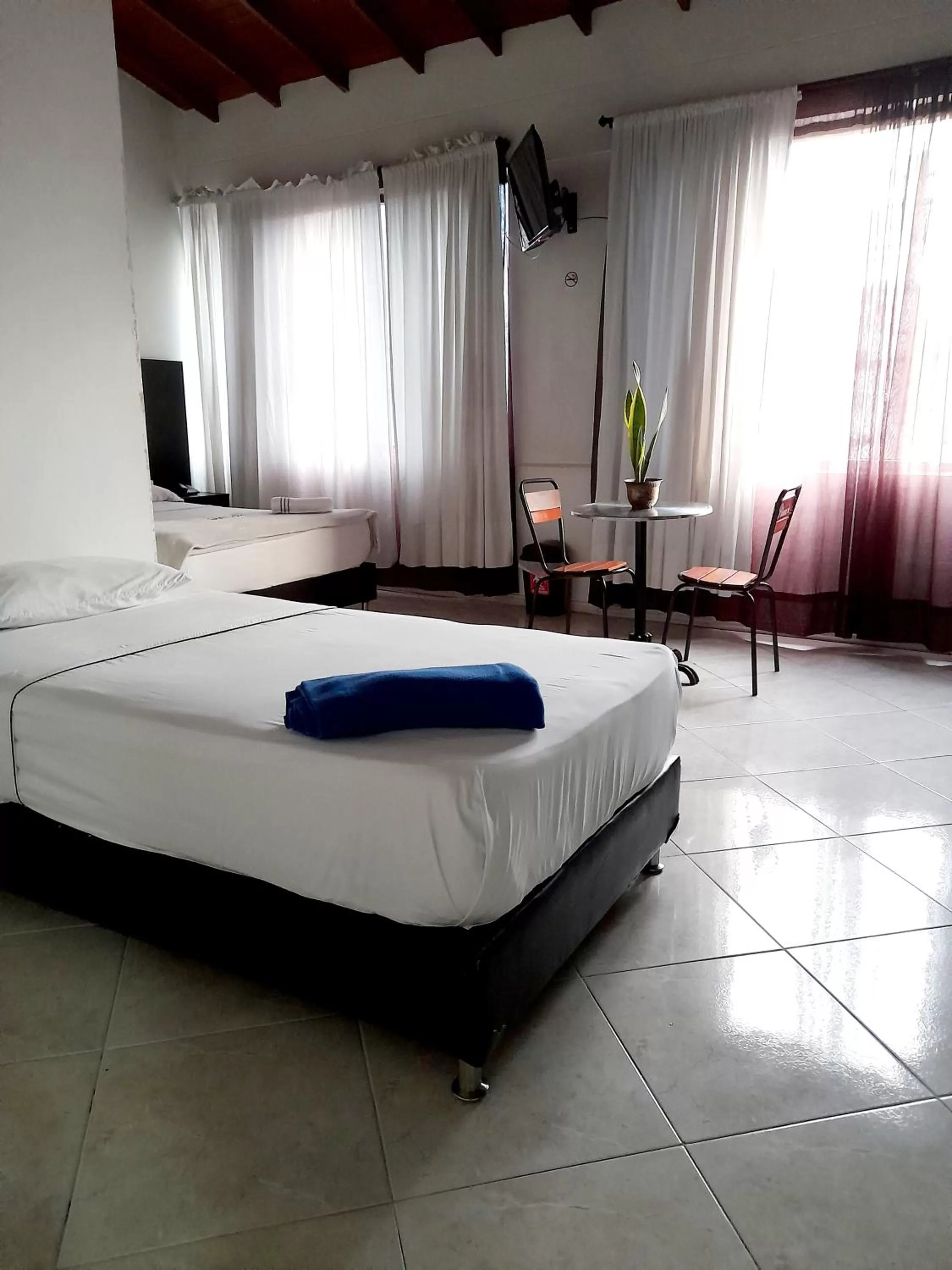 Bed in Hotel Saint John