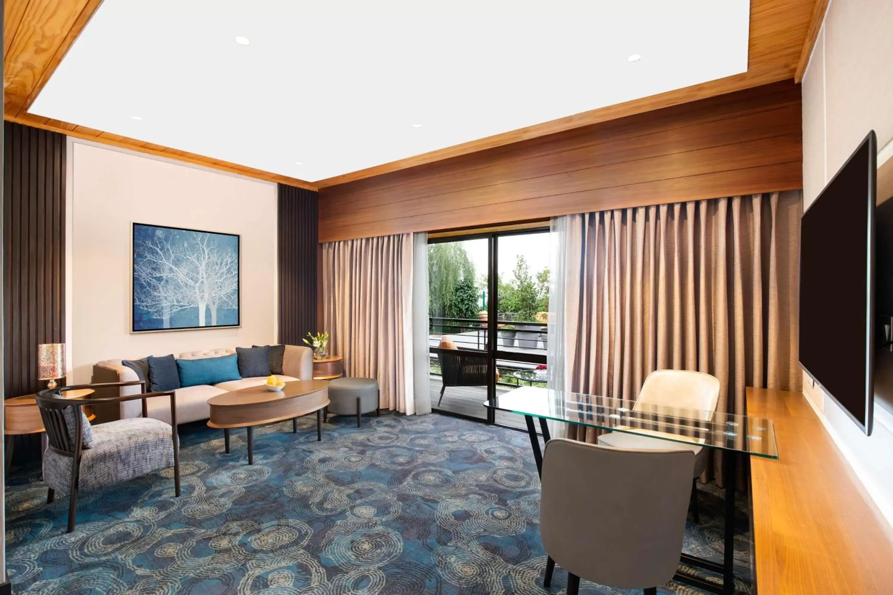 Photo of the whole room, Seating Area in Radisson Blu Resort Dharamshala Photo of the whole room, Seating Area in Radisson Blu Resort Dharamshala