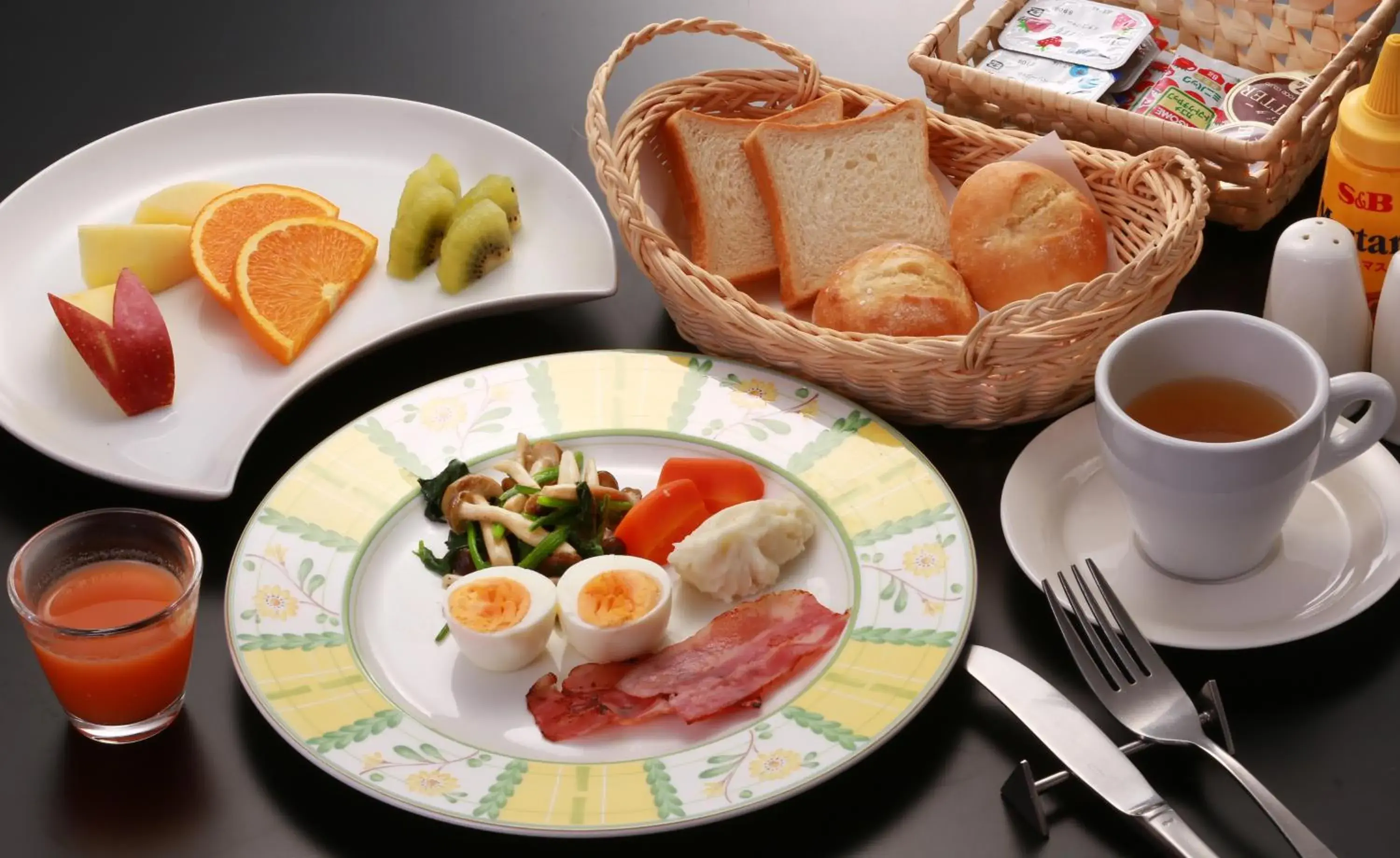 American breakfast, Breakfast in Ryokan Oyado Koto No Yume