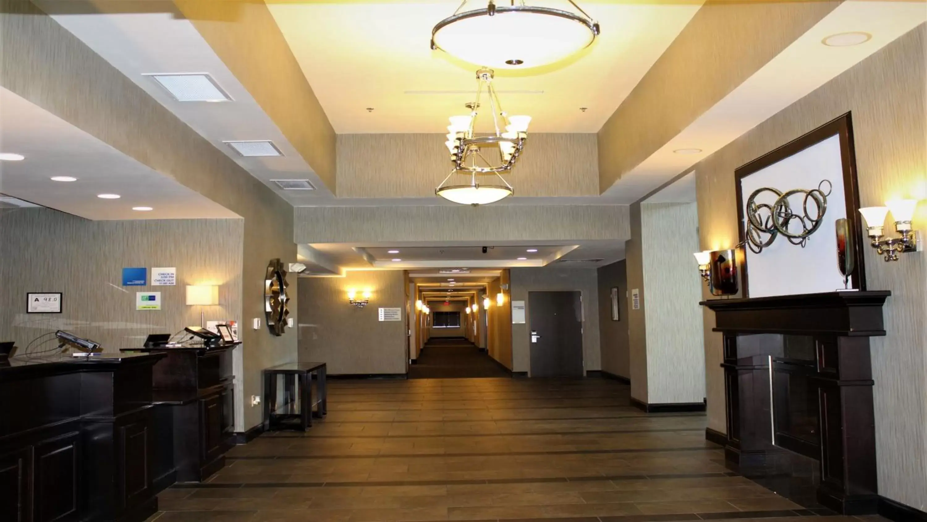 Property building, Lobby/Reception in Holiday Inn Express Hotels & Suites Rockingham West, an IHG Hotel