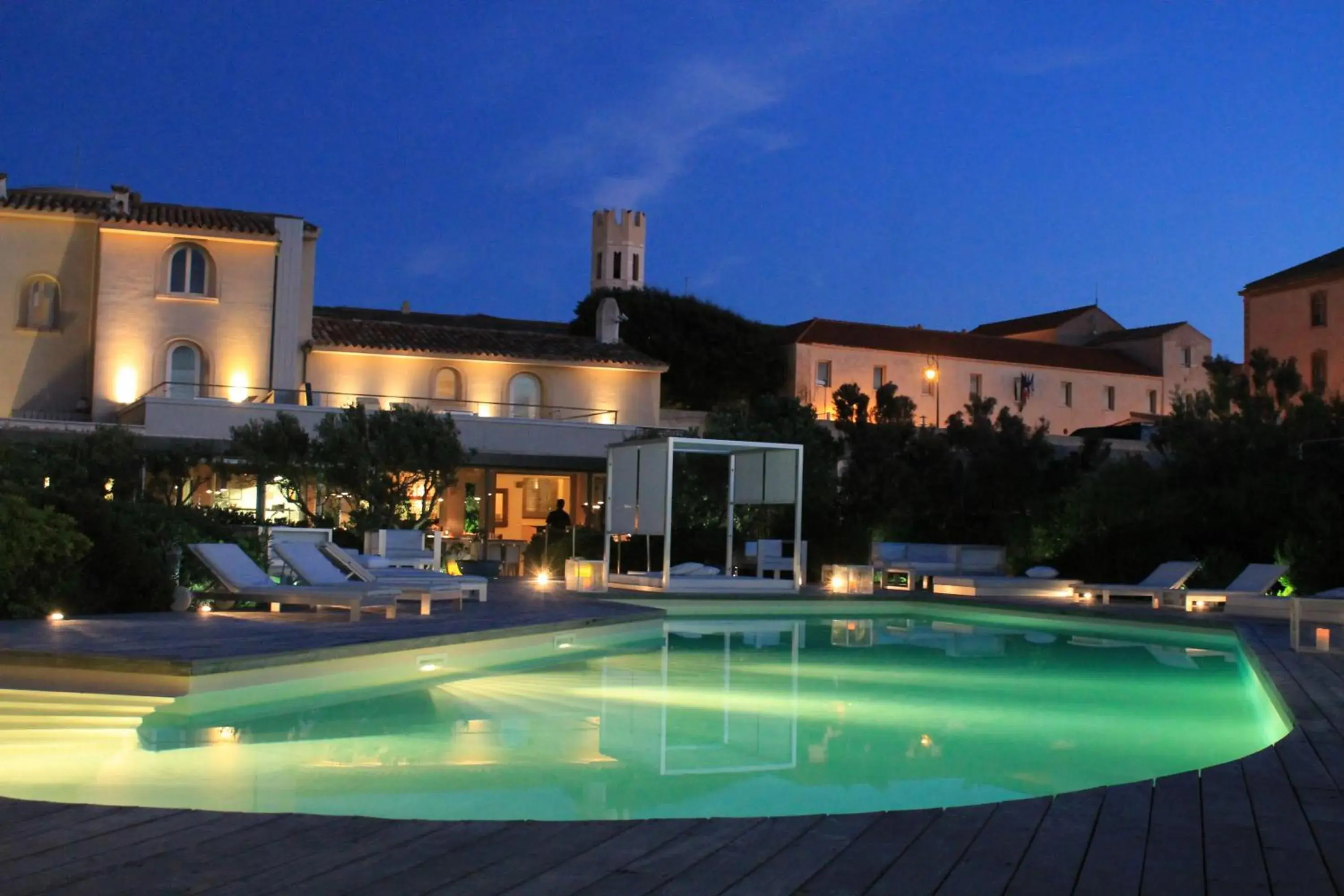 Night, Property Building in Hotel Spa Genovese