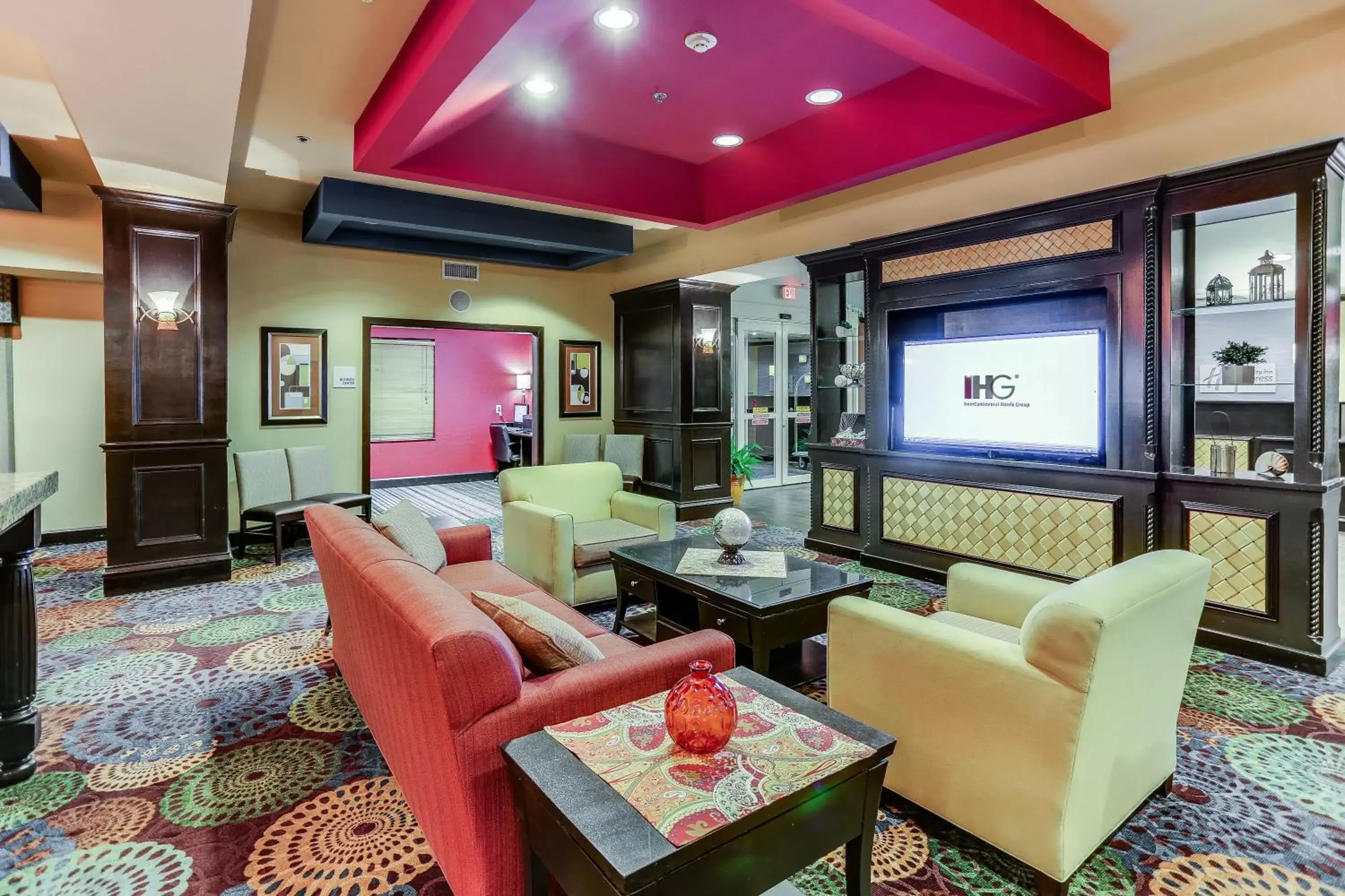 Property building, Seating Area in Holiday Inn Express Hotel & Suites Huntsville, an IHG Hotel