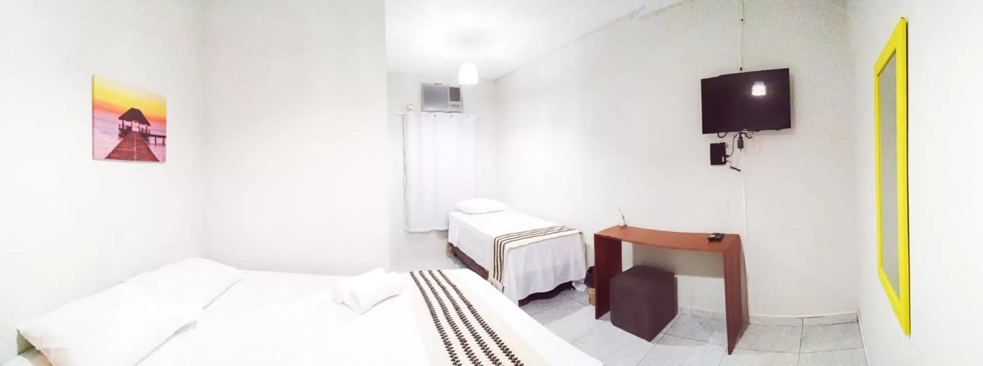 Bed in Pousada São Miguel dos Milagres