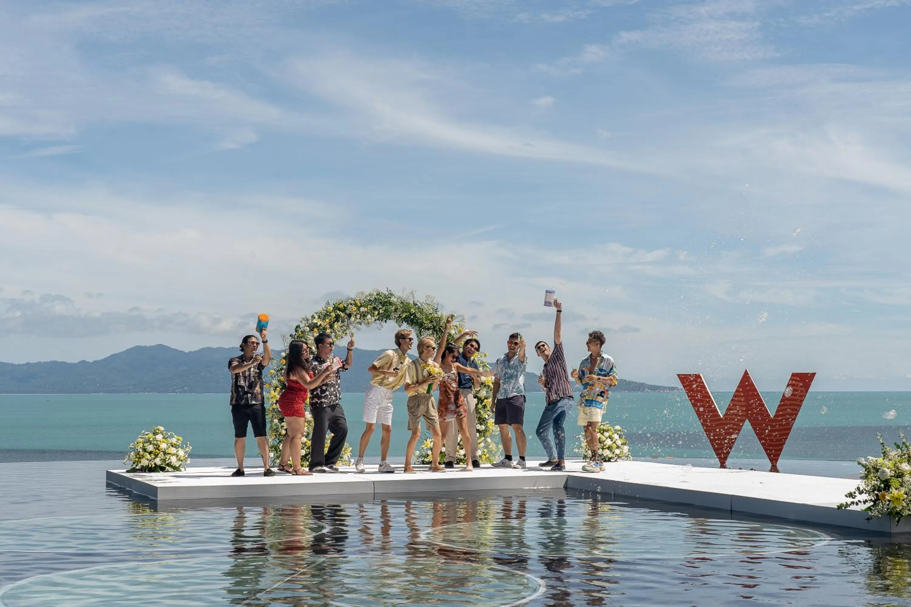 wedding in W Koh Samui