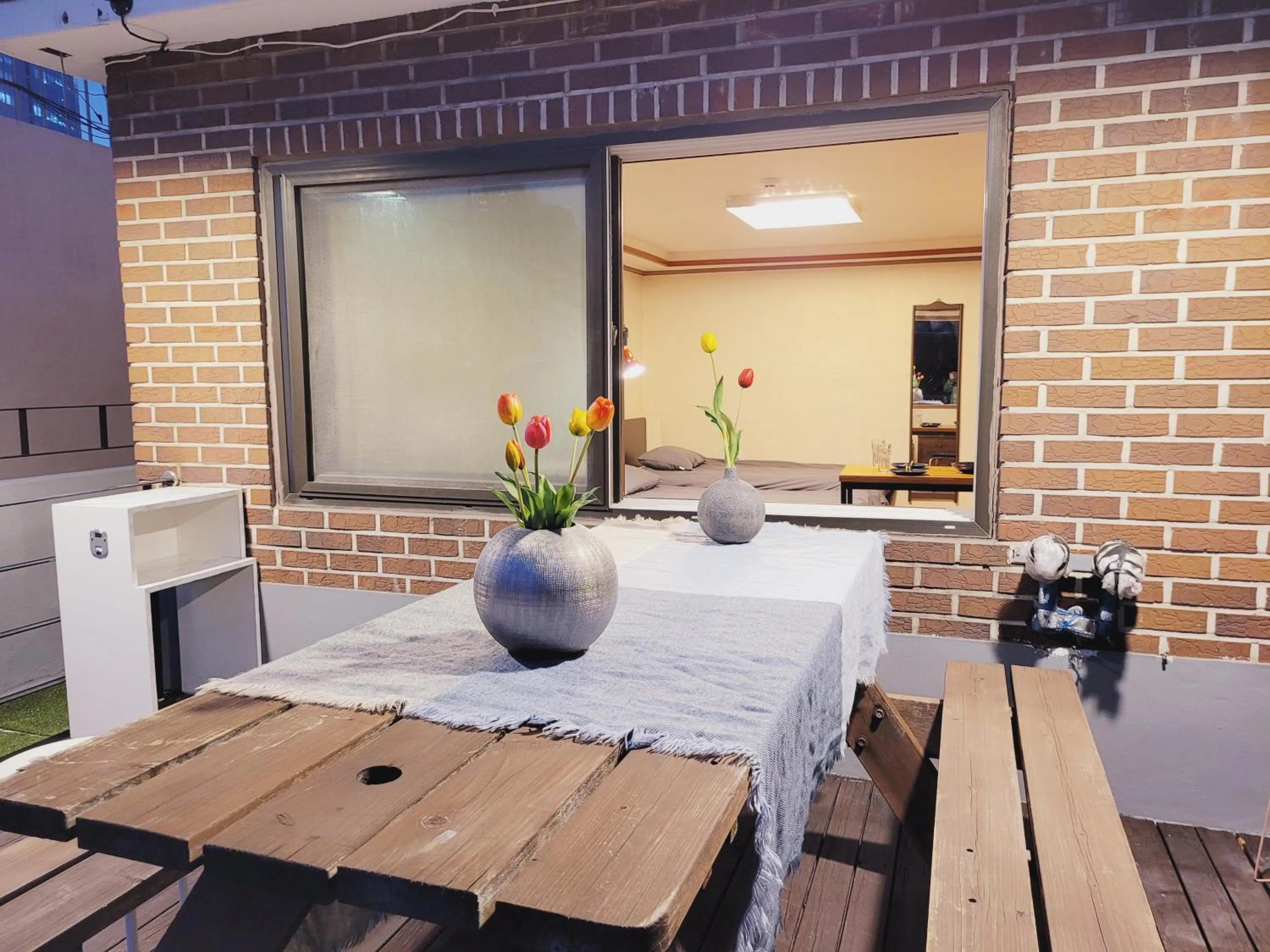 Balcony/Terrace in Olive Hostel MyeongDong