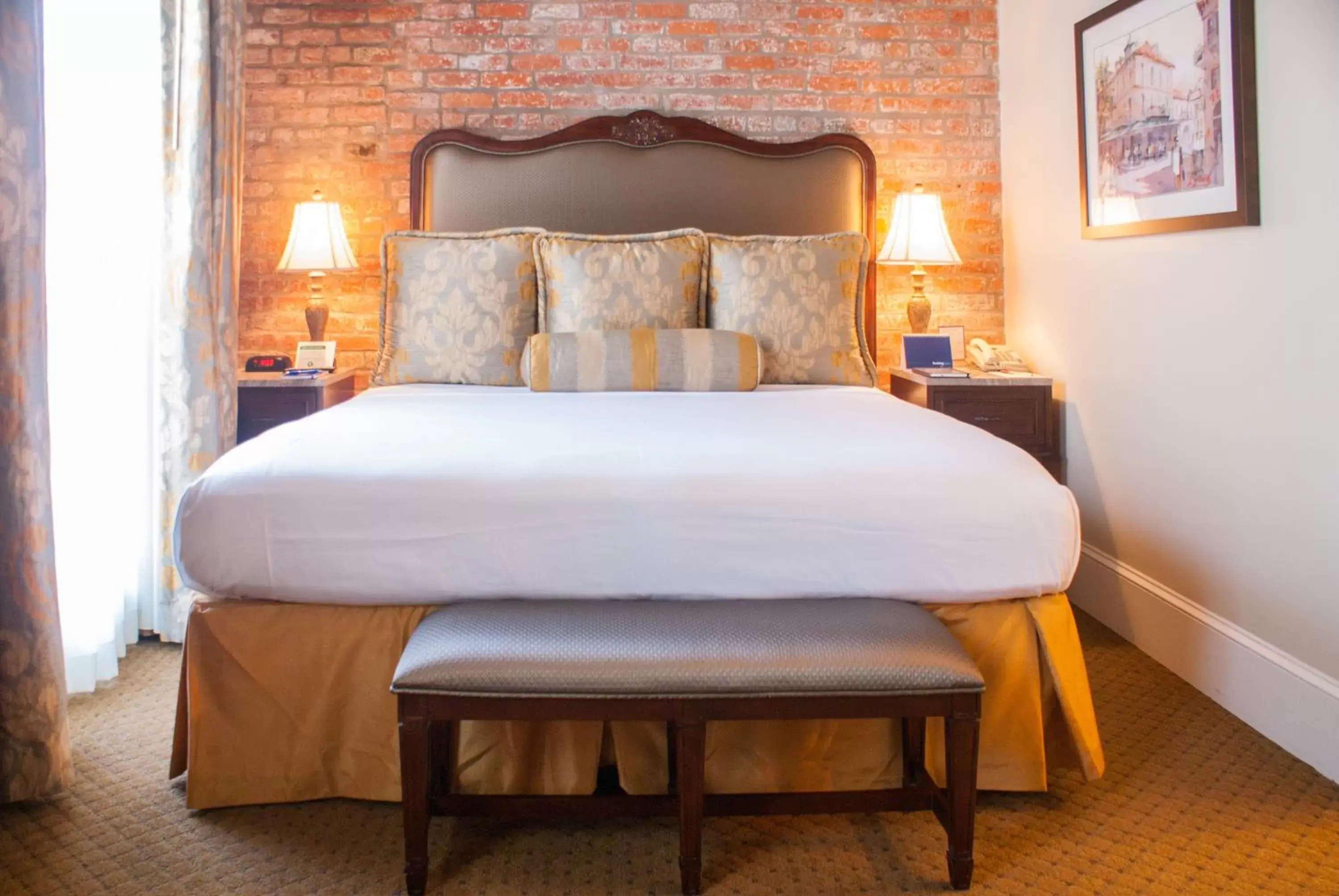 Bed in French Market Inn