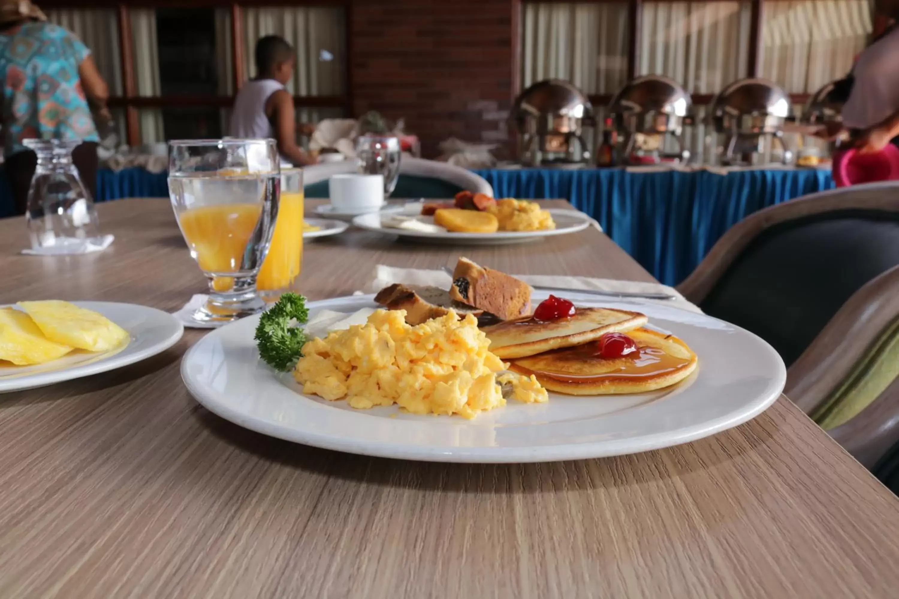 American breakfast in Hotel Faranda Guayacanes