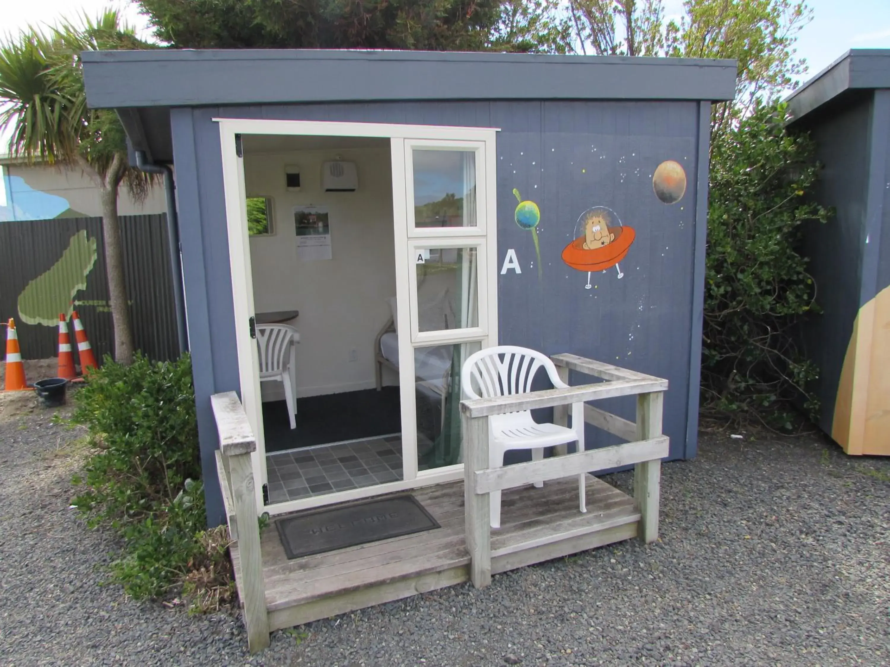 Patio in Dunedin Holiday Park