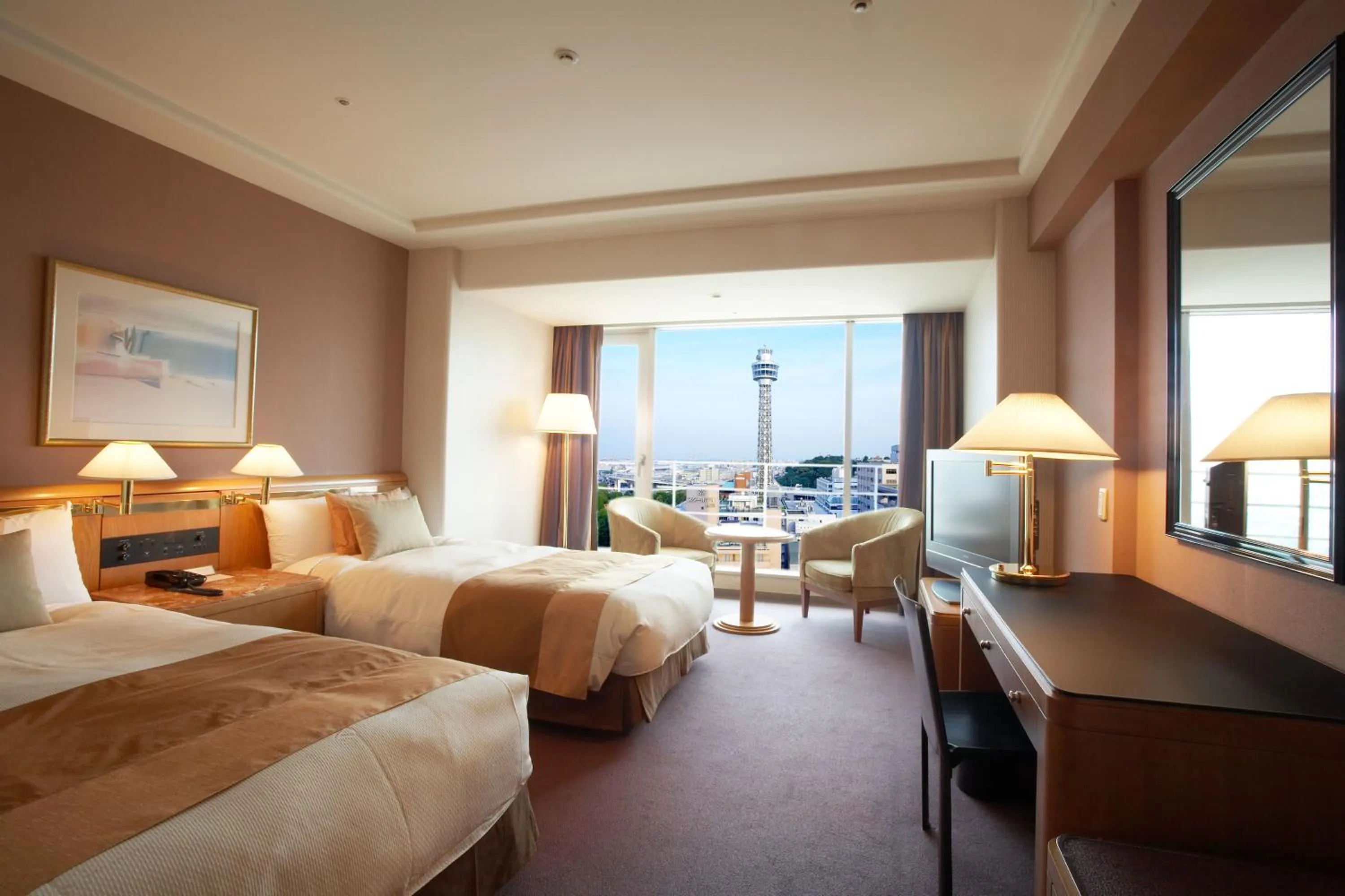 Day, Bed in Hotel New Grand