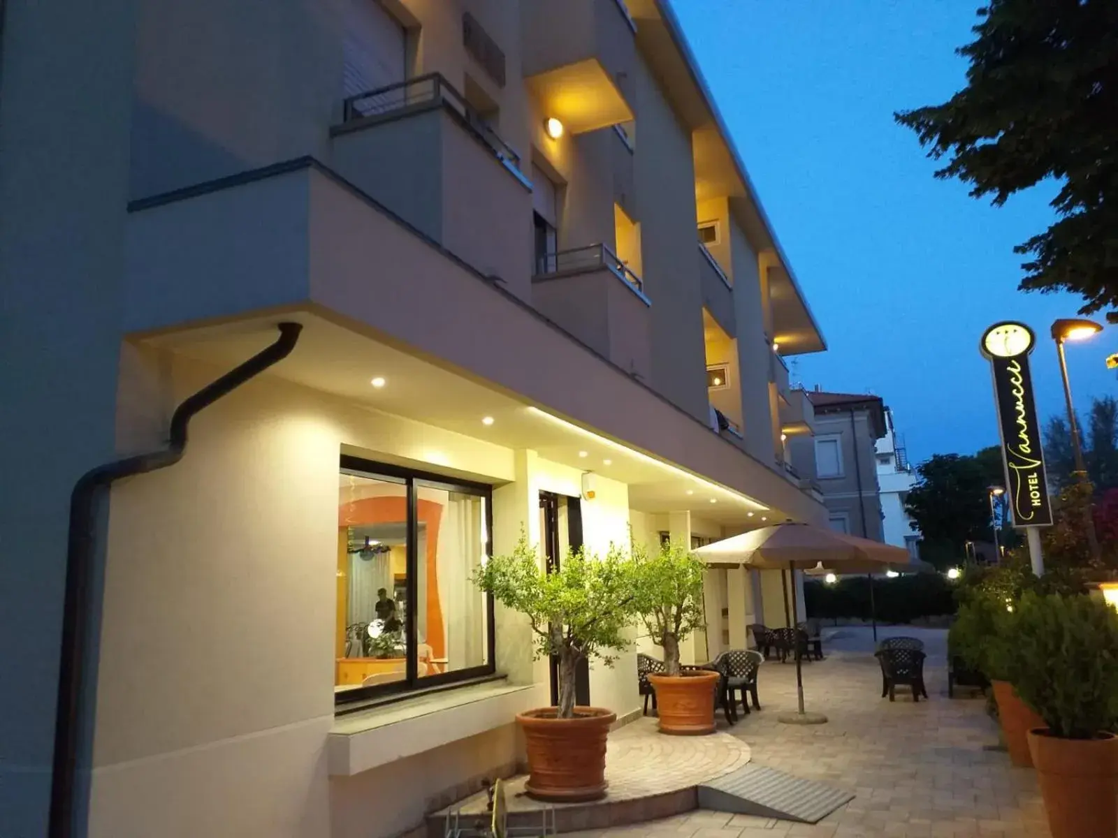 Property building in Hotel Vannucci