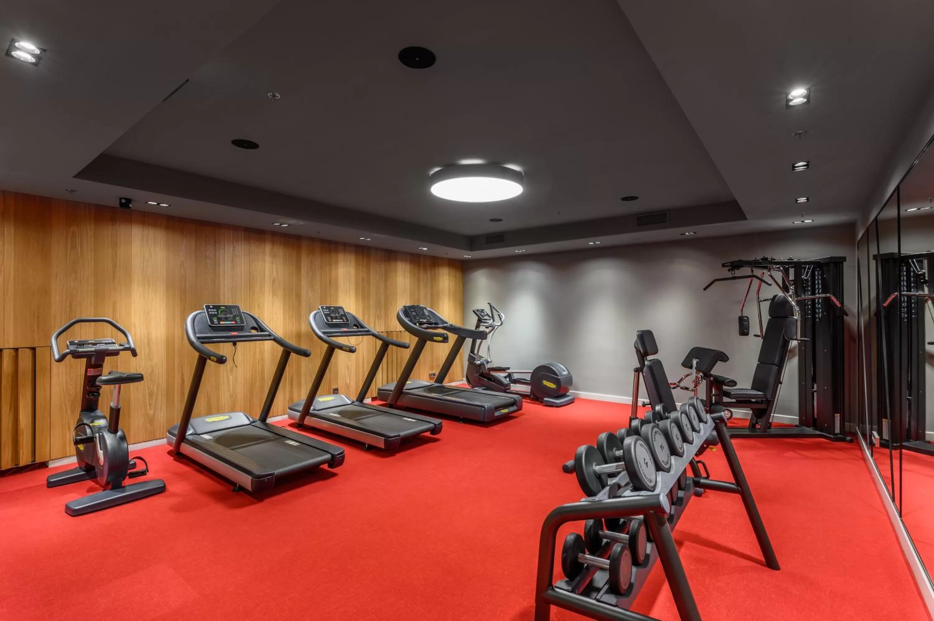 Fitness centre/facilities in Hotel Oktogon Haggenmacher by Continental Group