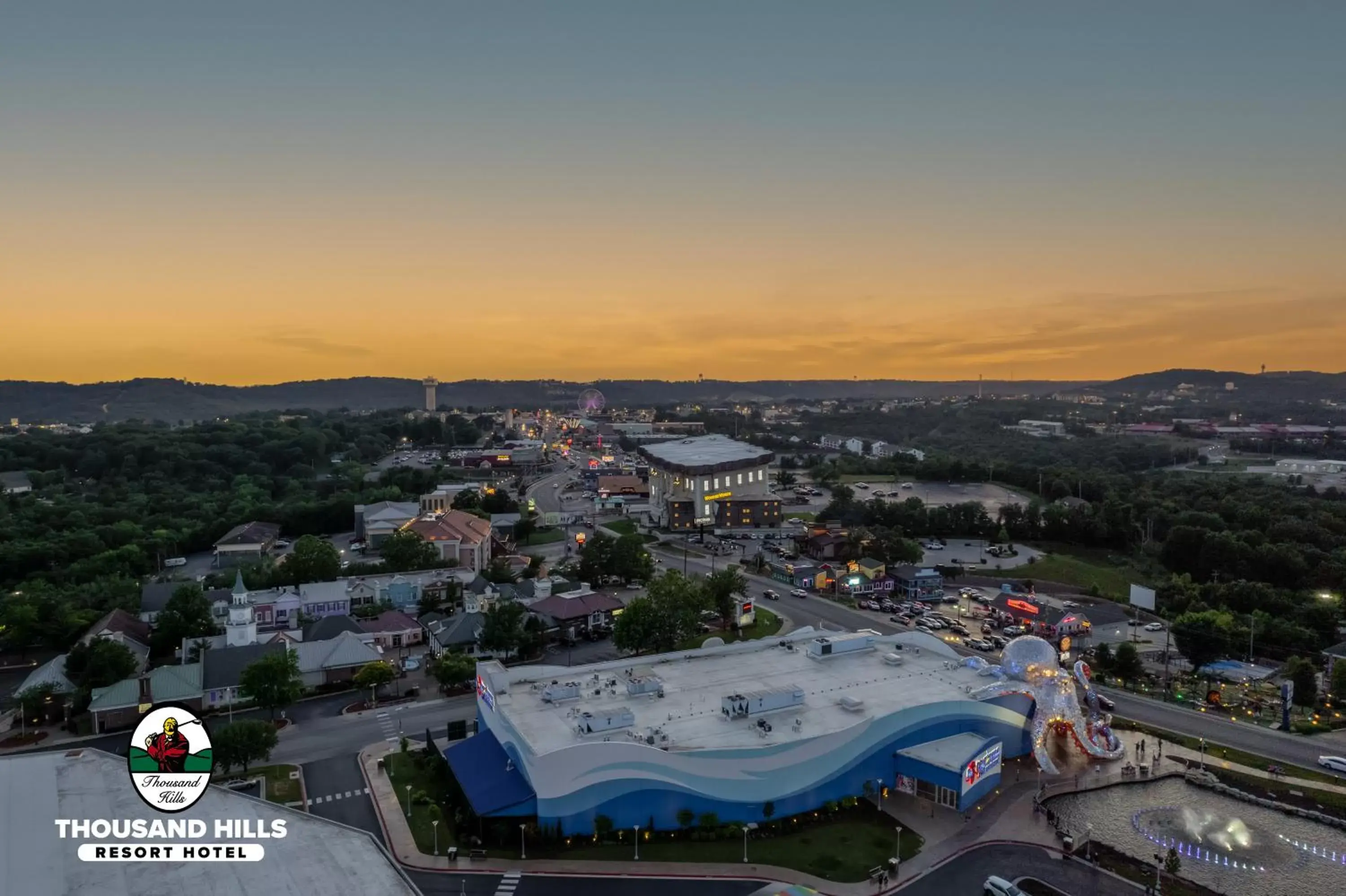 Property building, Bird's-eye View in Thousand Hills Resort Hotel