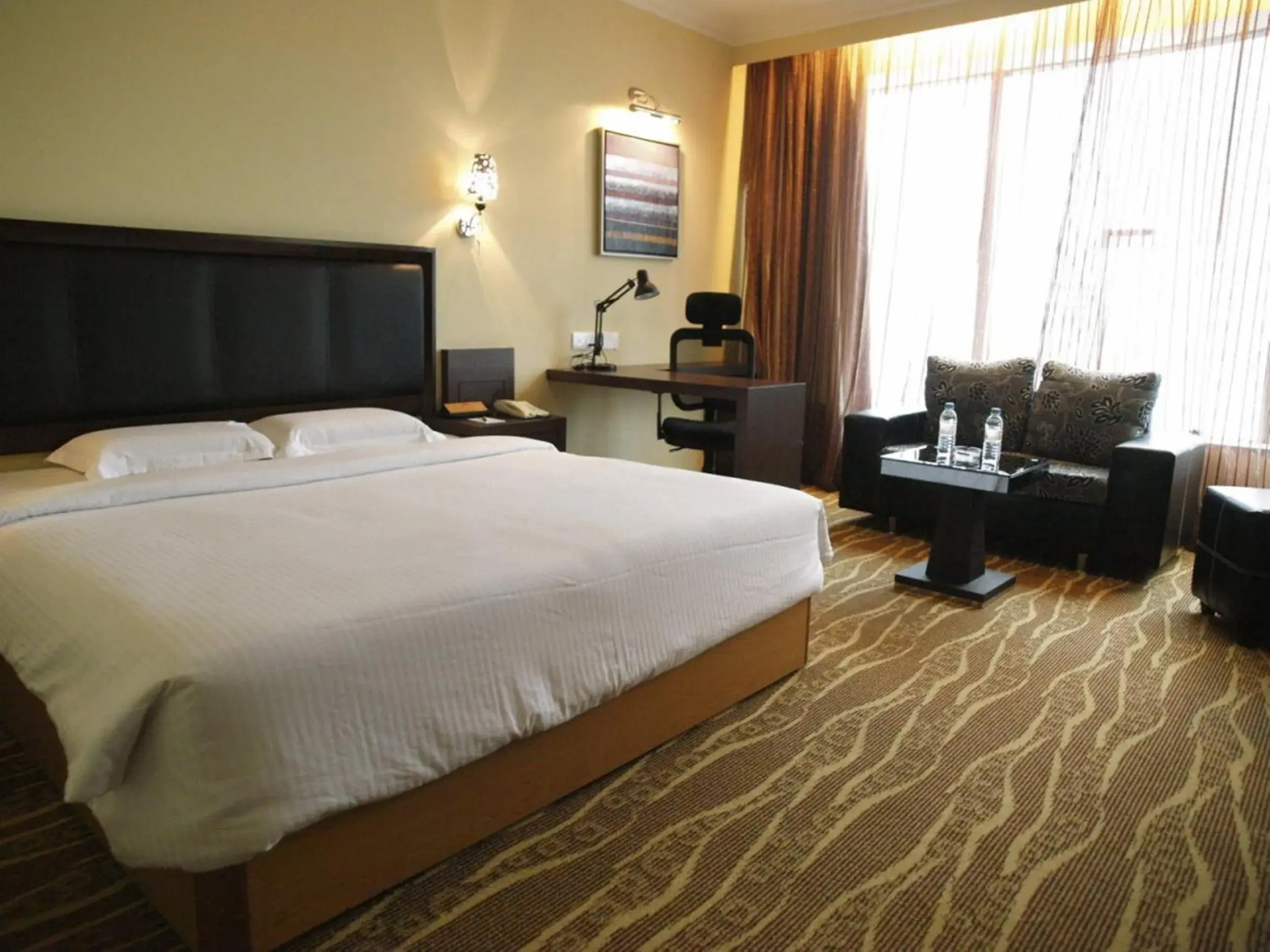 Bed in New York Hotel Bed in New York Hotel