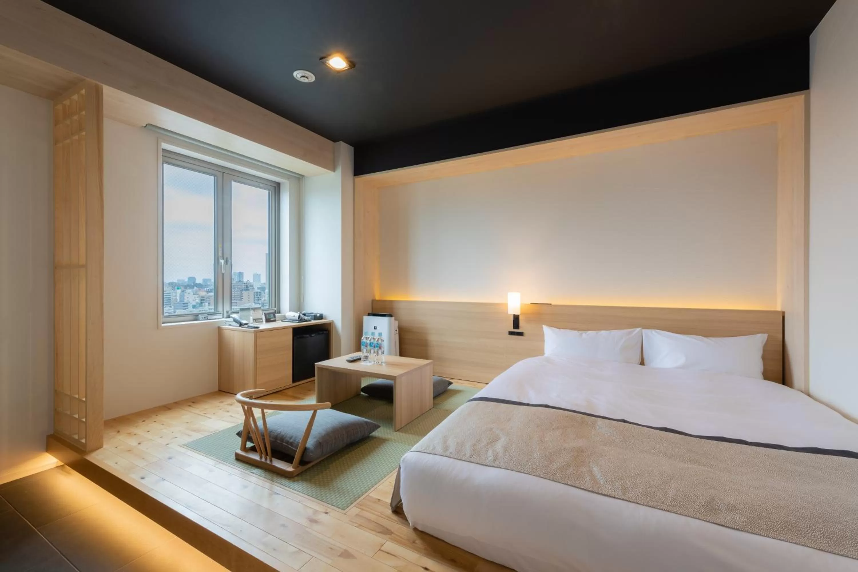 Photo of the whole room, Bed in Tosei Hotel Cocone Asakusa Kuramae