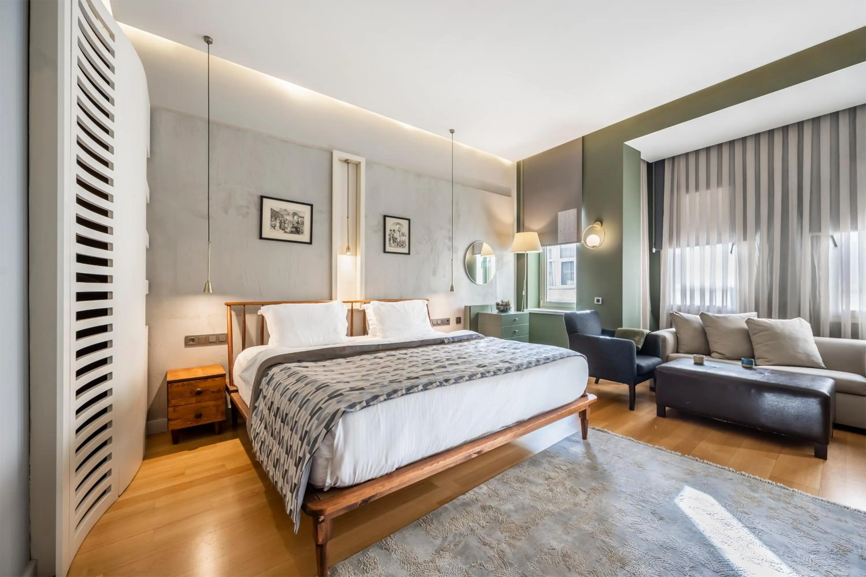 Bed in Ansen Hotel and Suites