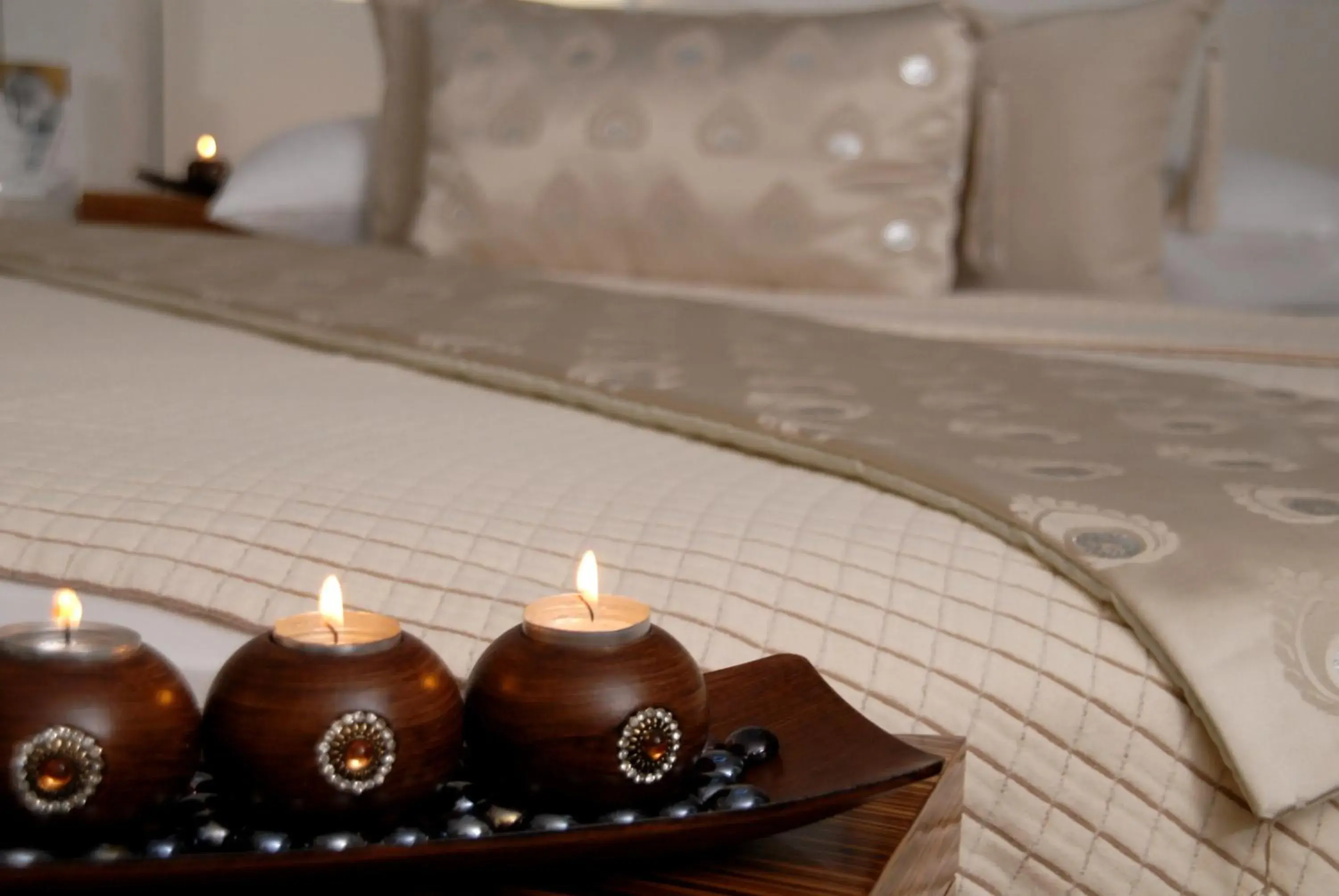 Decorative detail, Bed in Oglakcioglu Park Boutique Hotel