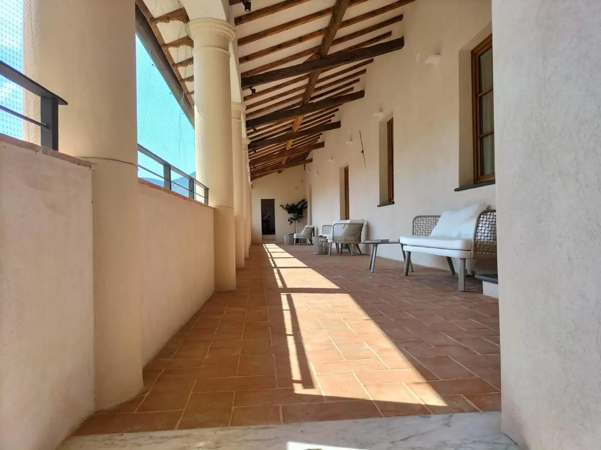 Balcony/Terrace in Badia Giulia Prestigious Historical B&B