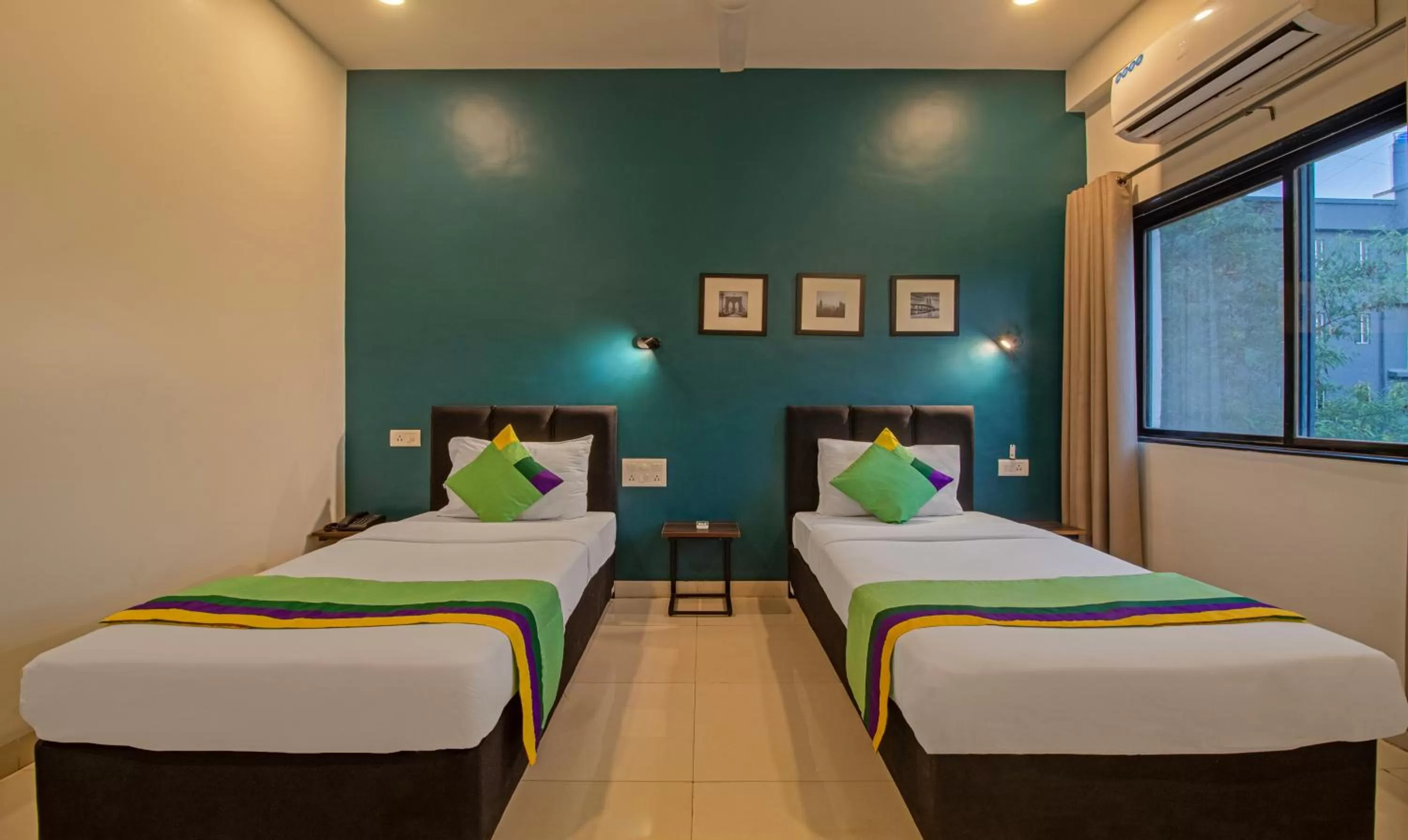 Bedroom, Bed in Treebo Tulip Comfort